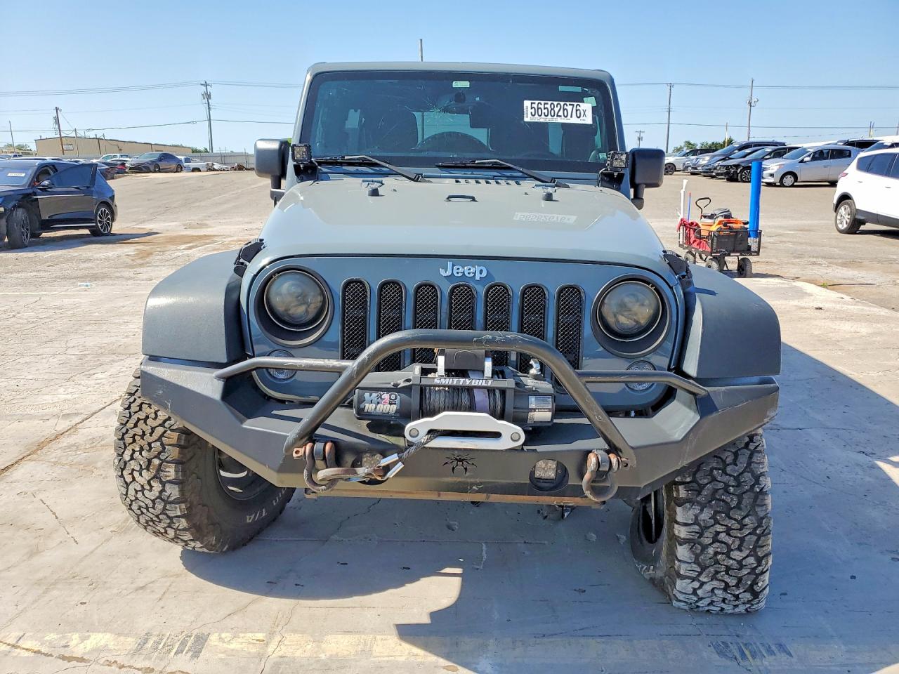 2014 Jeep Wrangler Unlimited Sport Серый vin: 1C4BJWDG3EL261046