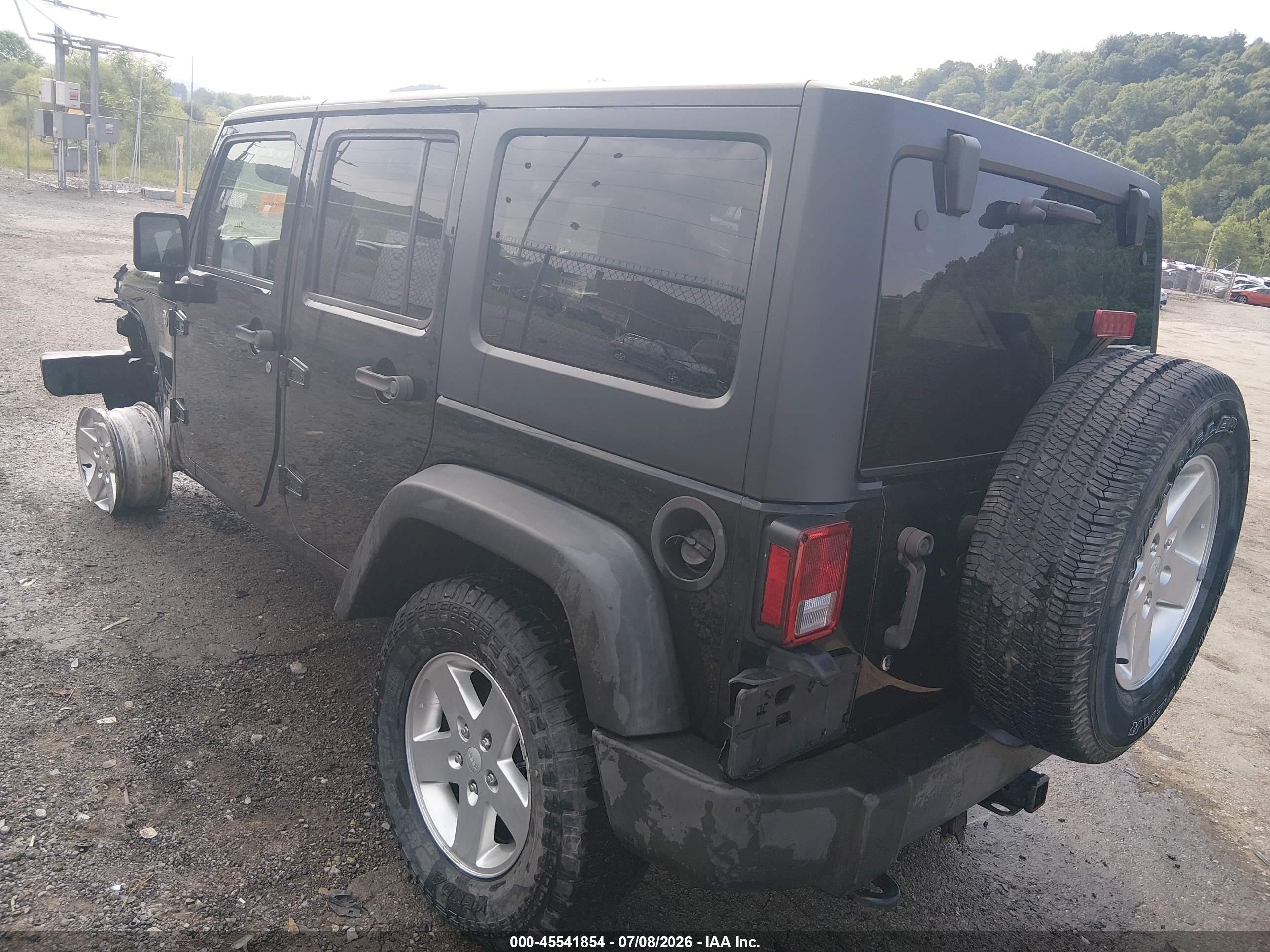 2015 Jeep Wrangler Unlimited Sport Черный vin: 1C4BJWDG3FL519437