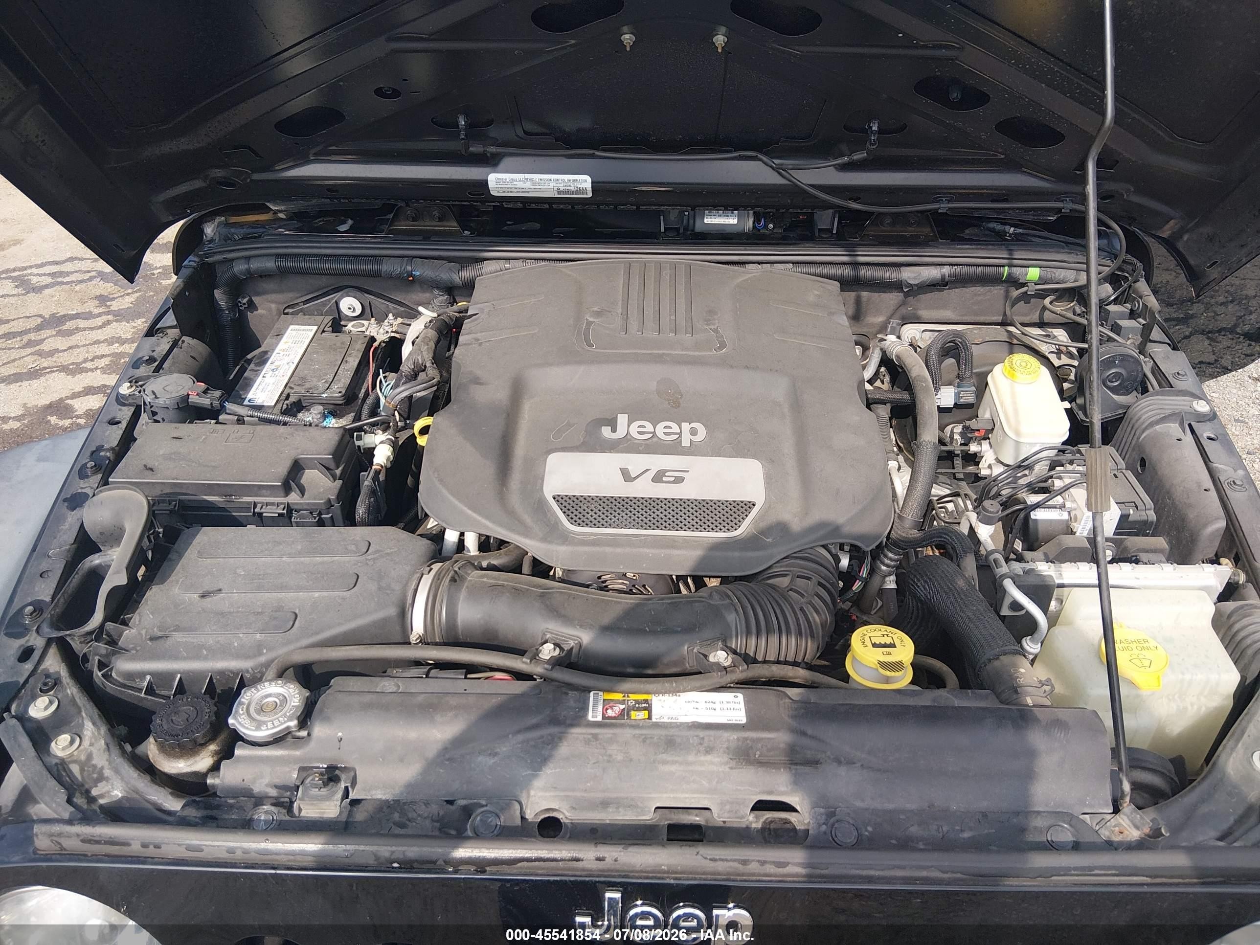 2015 Jeep Wrangler Unlimited Sport Черный vin: 1C4BJWDG3FL519437