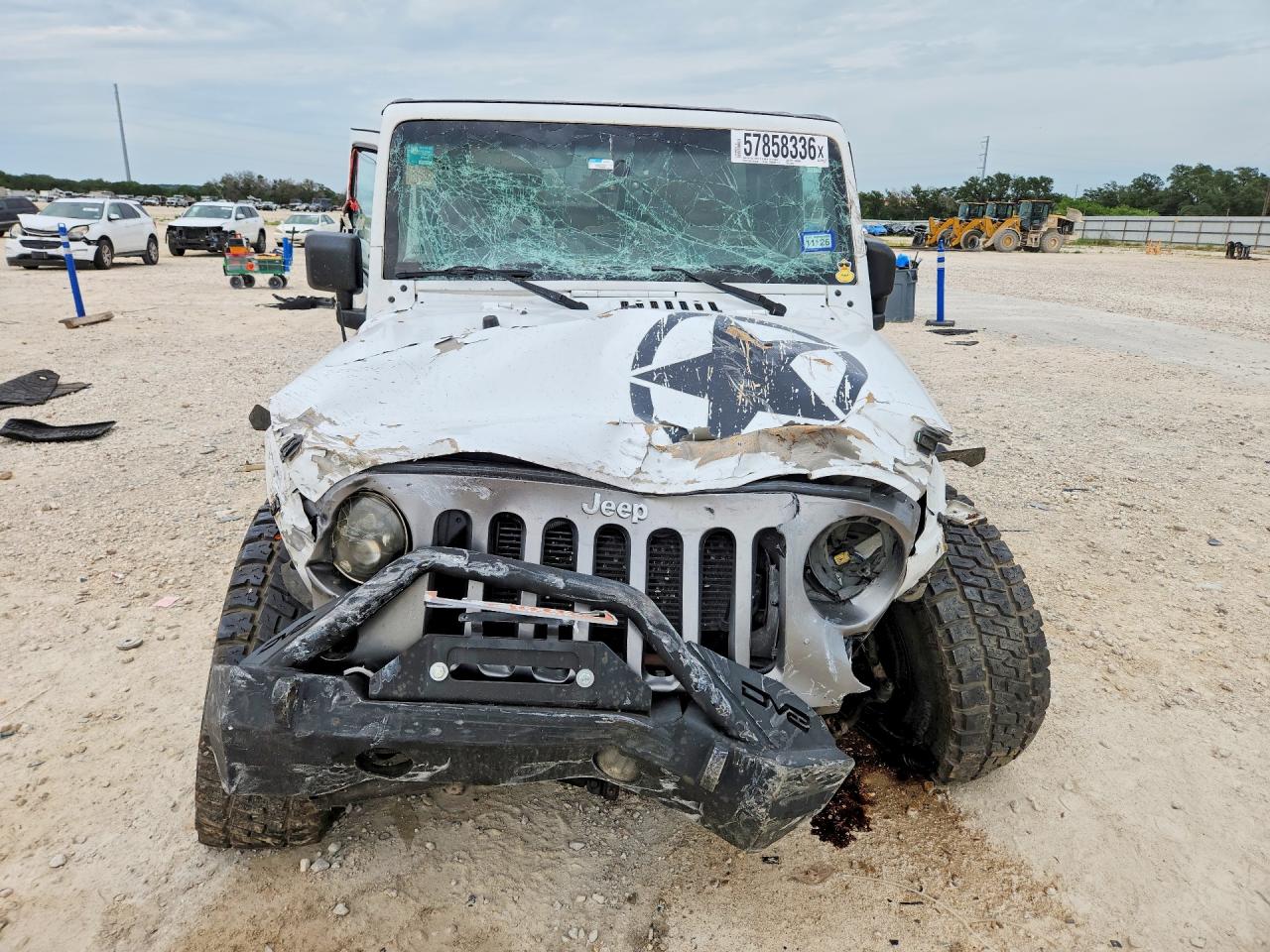 2015 Jeep Wrangler Unlimited Sport White vin: 1C4BJWDG3FL612524