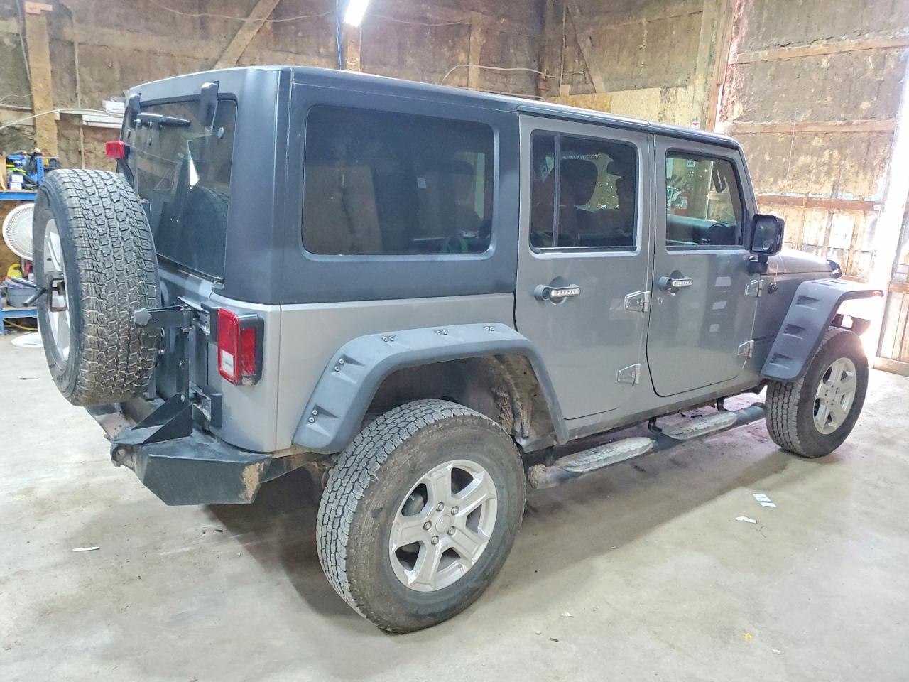 2015 Jeep Wrangler Unlimited Sport Charcoal vin: 1C4BJWDG3FL616847