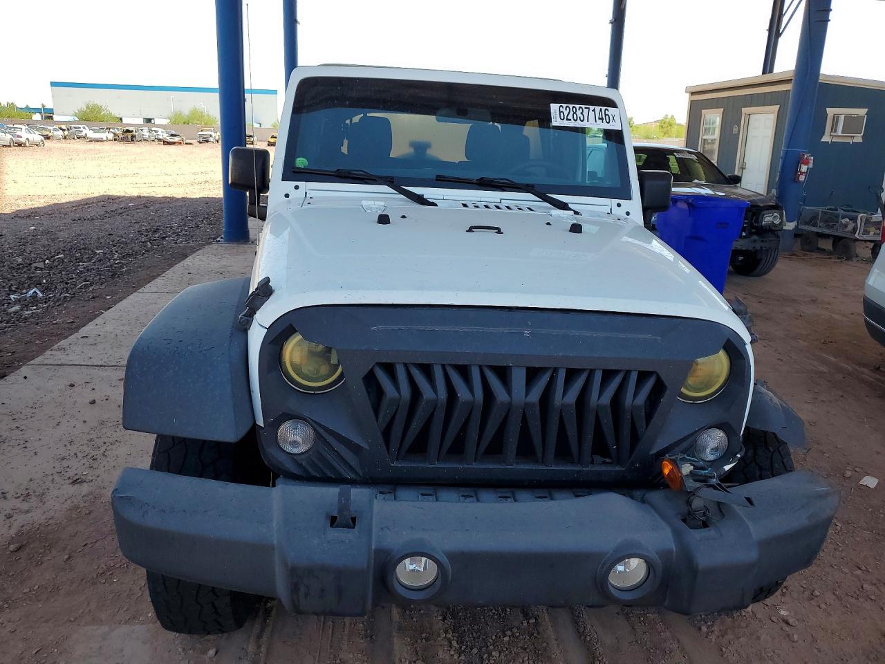 2015 Jeep Wrangler Unlimited Sport White vin: 1C4BJWDG3FL706161