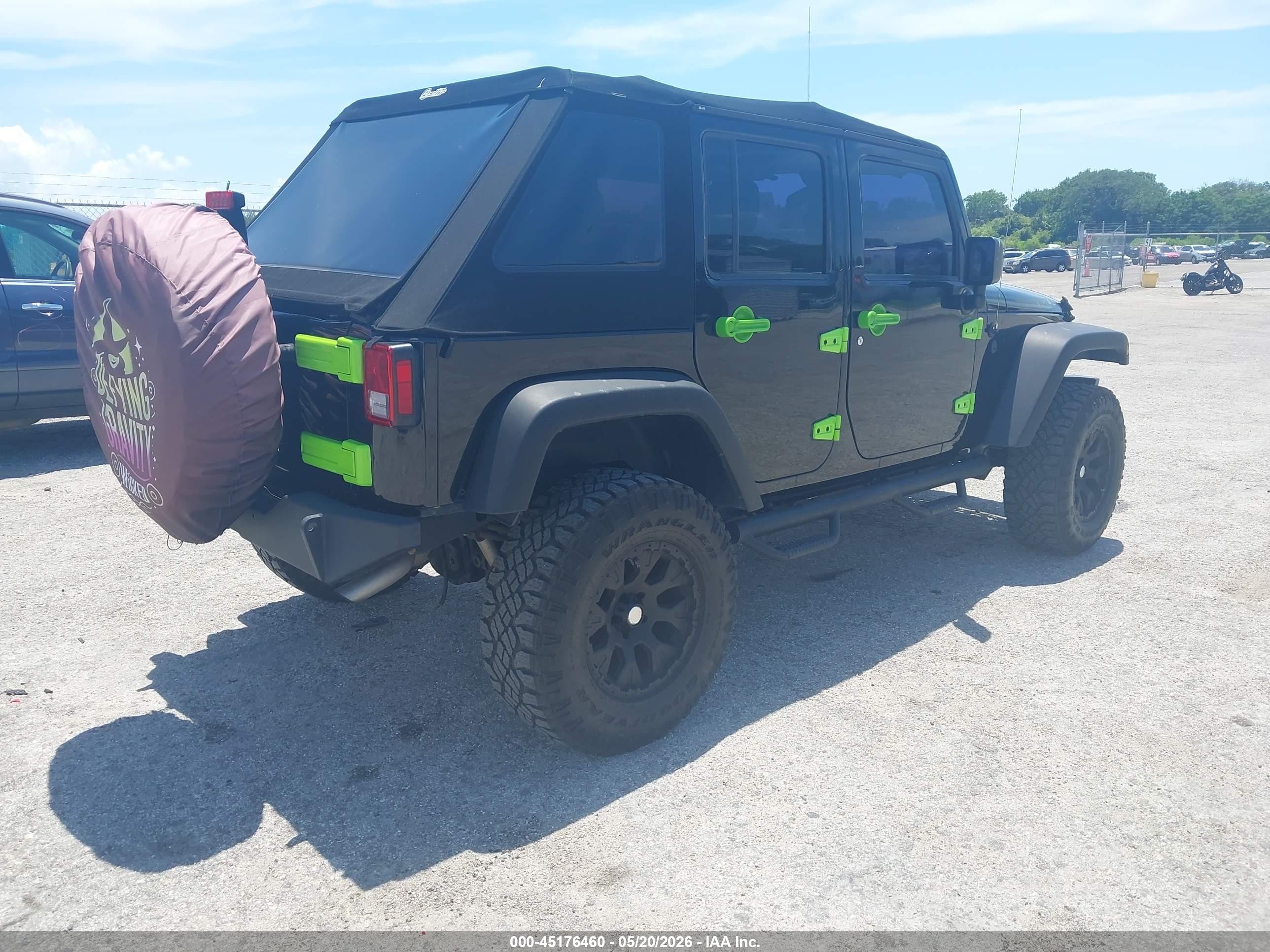 2015 Jeep Wrangler Unlimited Sport Black vin: 1C4BJWDG3FL745476
