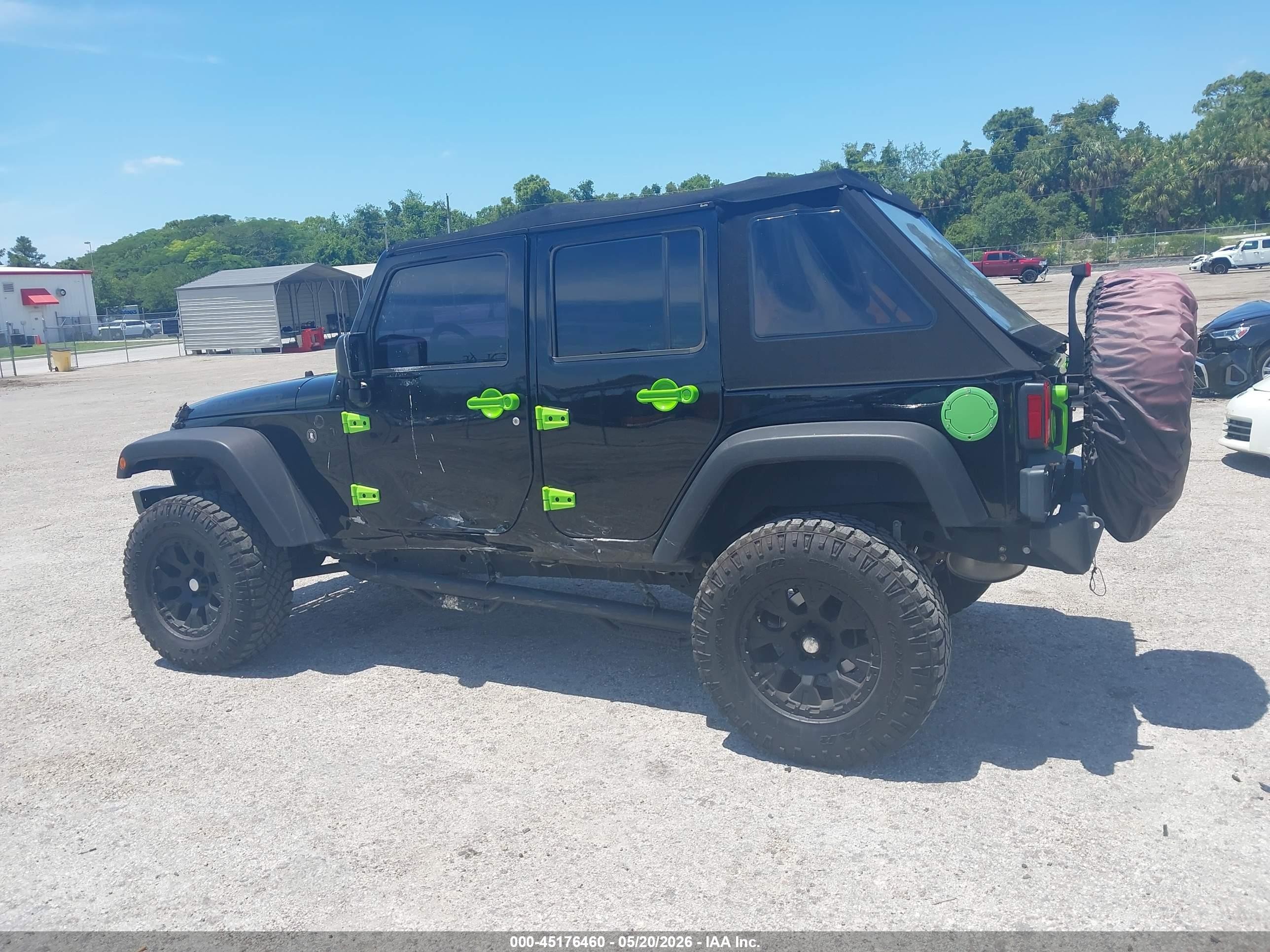 2015 Jeep Wrangler Unlimited Sport Black vin: 1C4BJWDG3FL745476
