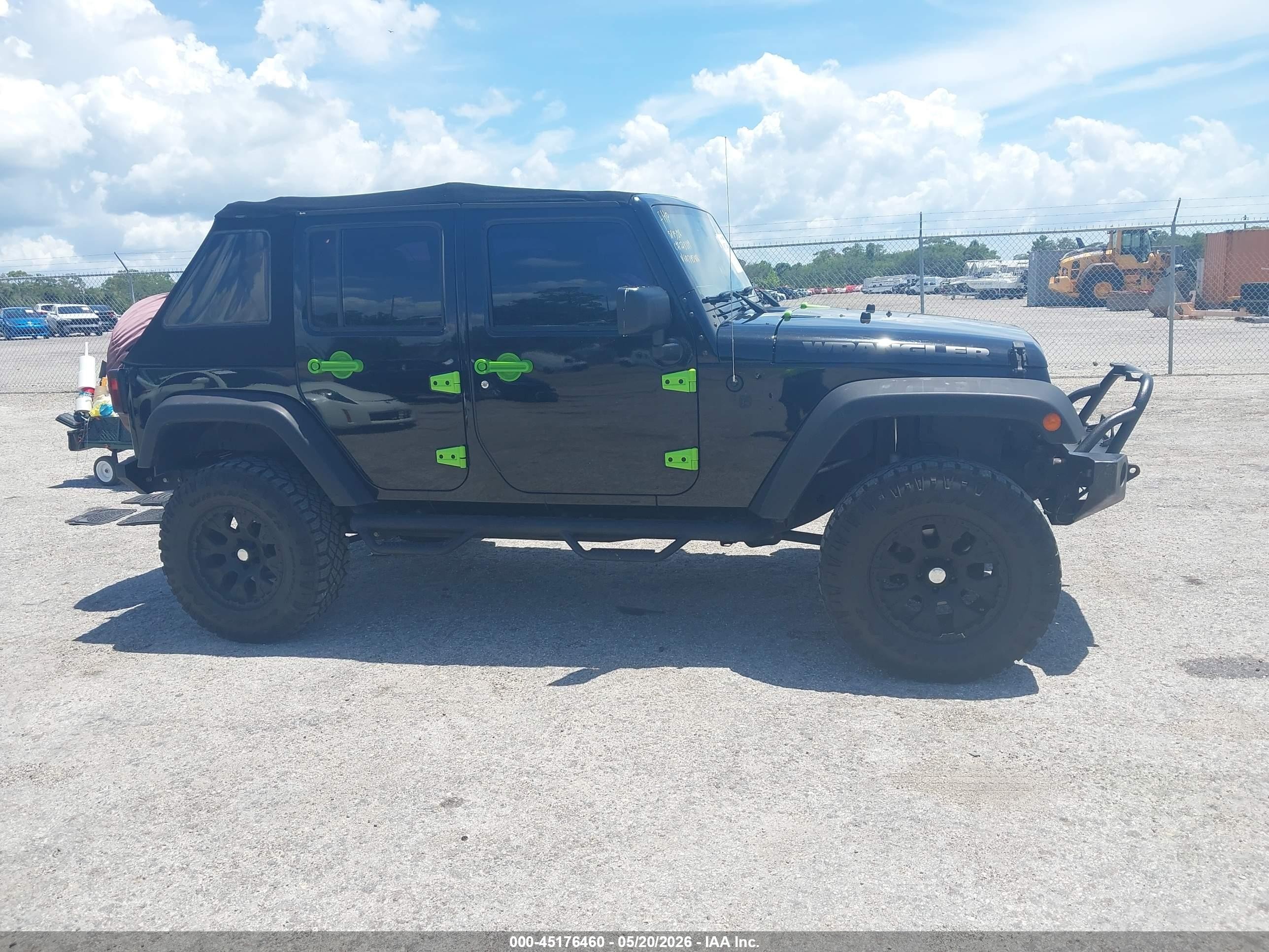 2015 Jeep Wrangler Unlimited Sport Black vin: 1C4BJWDG3FL745476