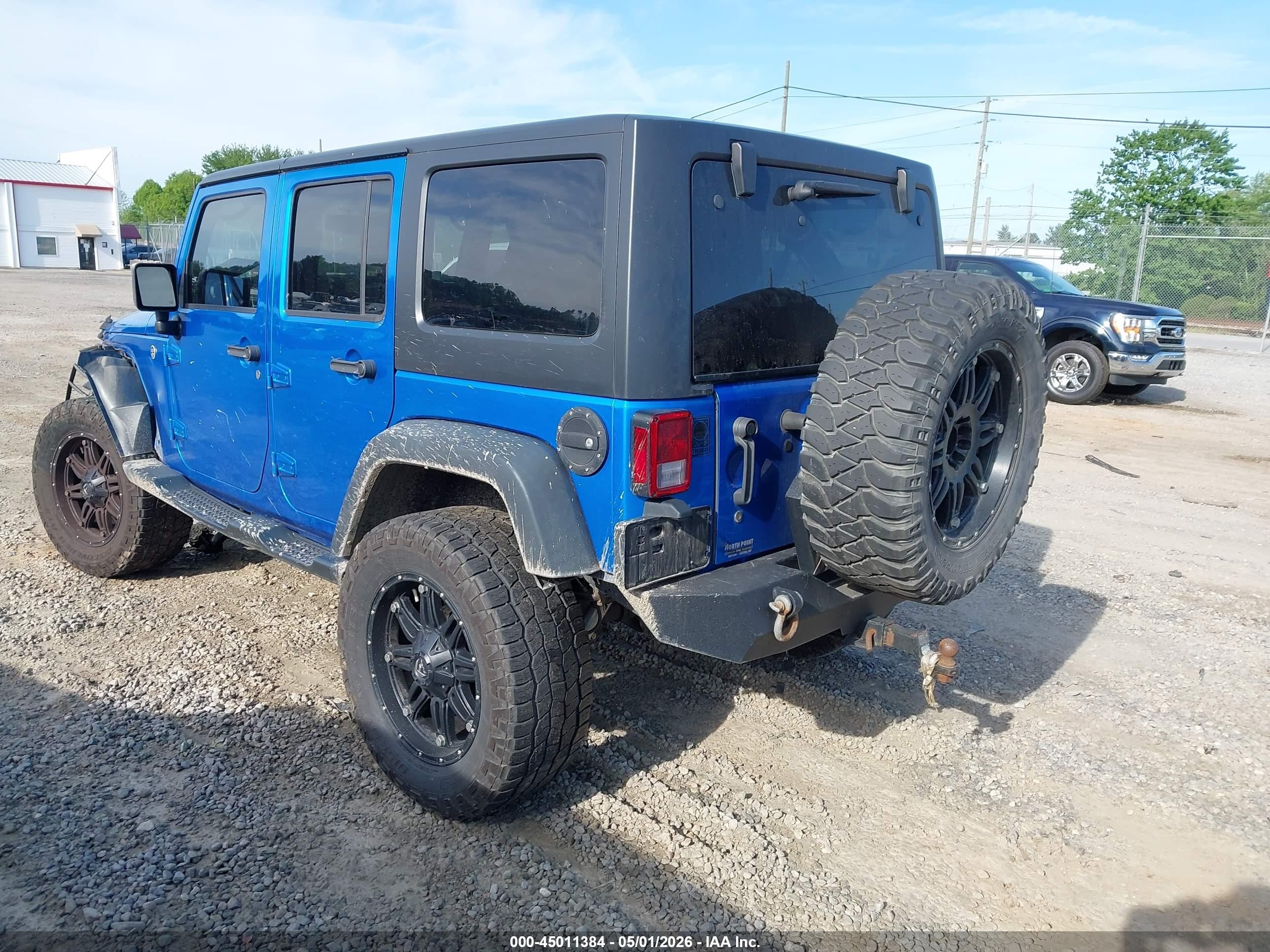 2016 Jeep Wrangler Unlimited Sport Blue vin: 1C4BJWDG3GL197058