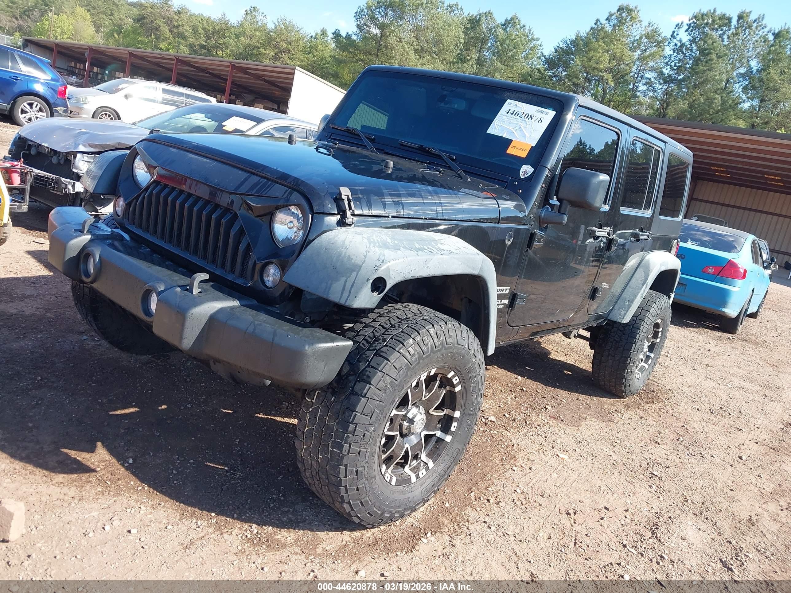 2016 Jeep Wrangler Unlimited Sport Black vin: 1C4BJWDG3GL230558
