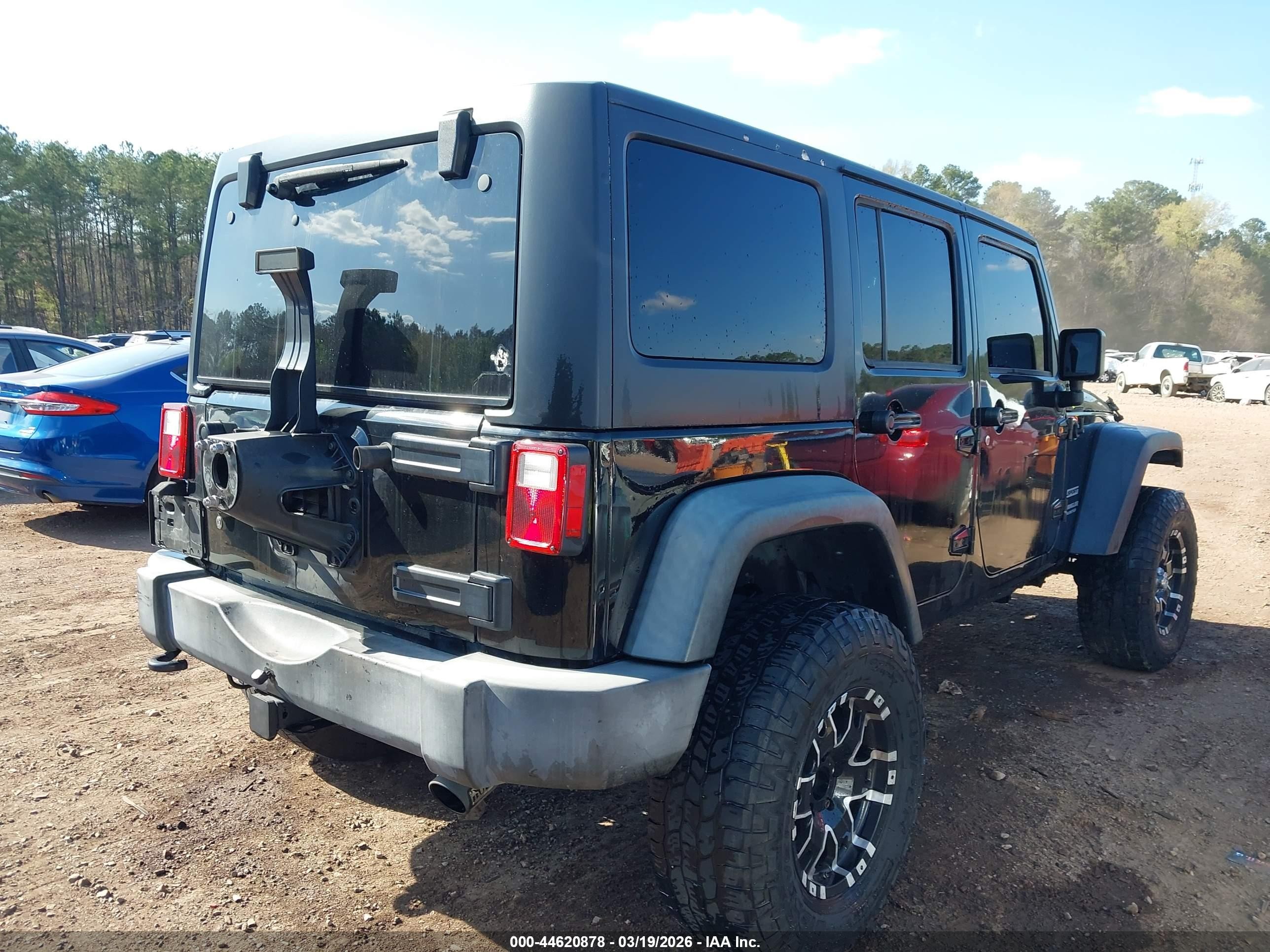 2016 Jeep Wrangler Unlimited Sport Black vin: 1C4BJWDG3GL230558