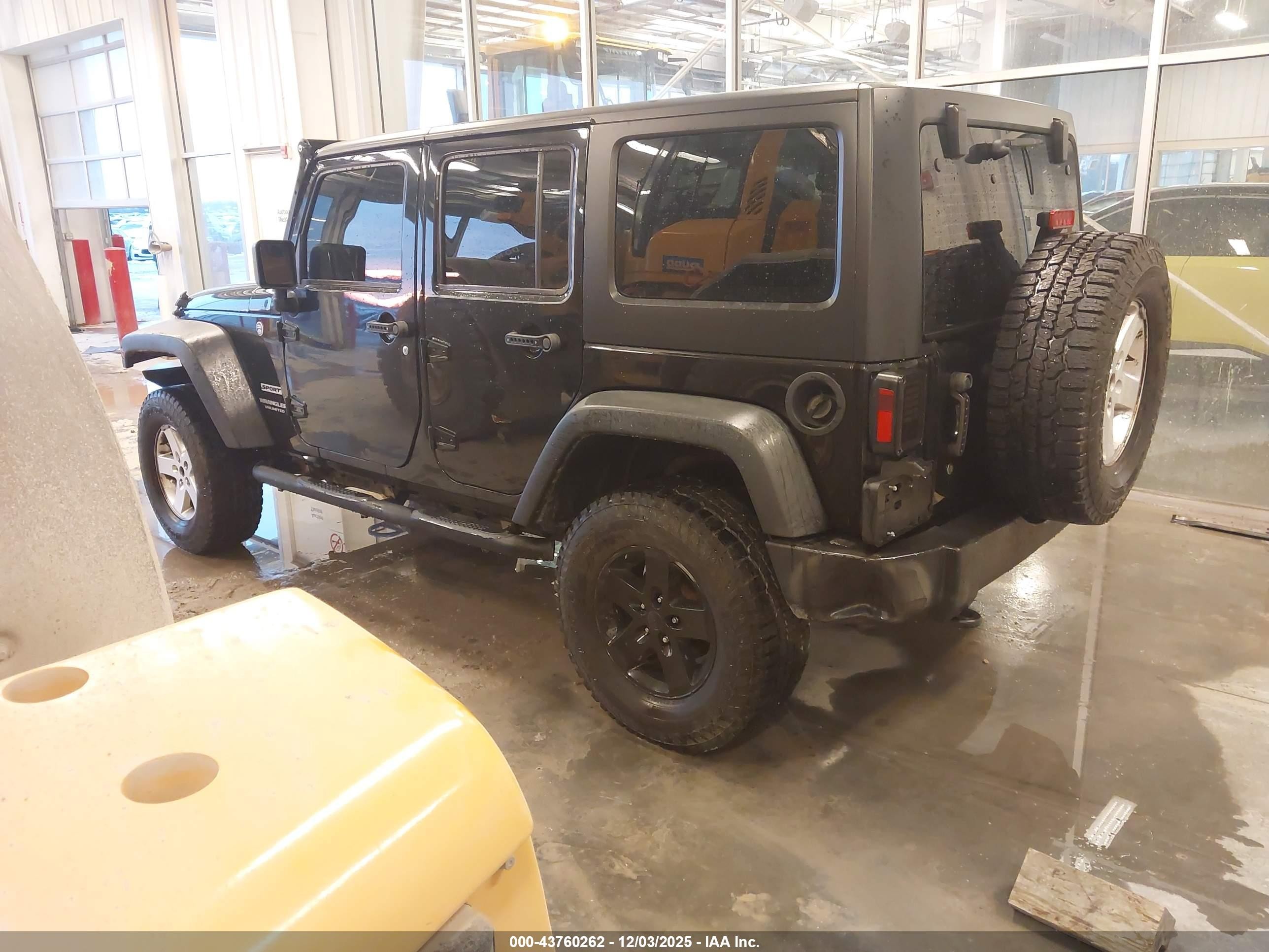 2017 Jeep Wrangler Unlimited Sport 4x4 Black vin: 1C4BJWDG3HL573713