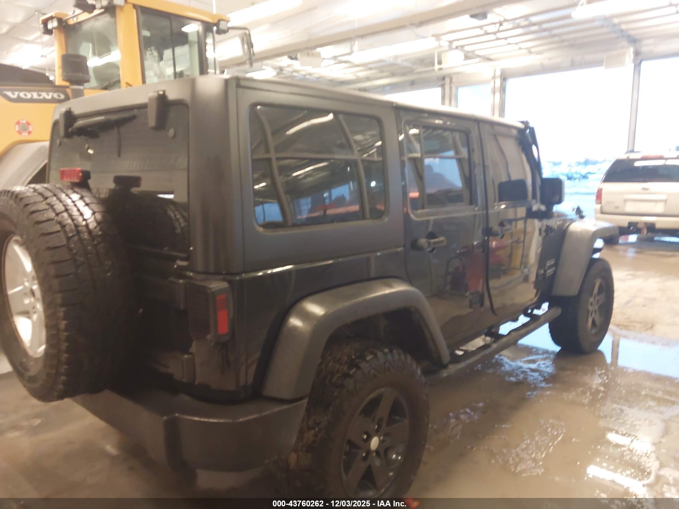 2017 Jeep Wrangler Unlimited Sport 4x4 Black vin: 1C4BJWDG3HL573713