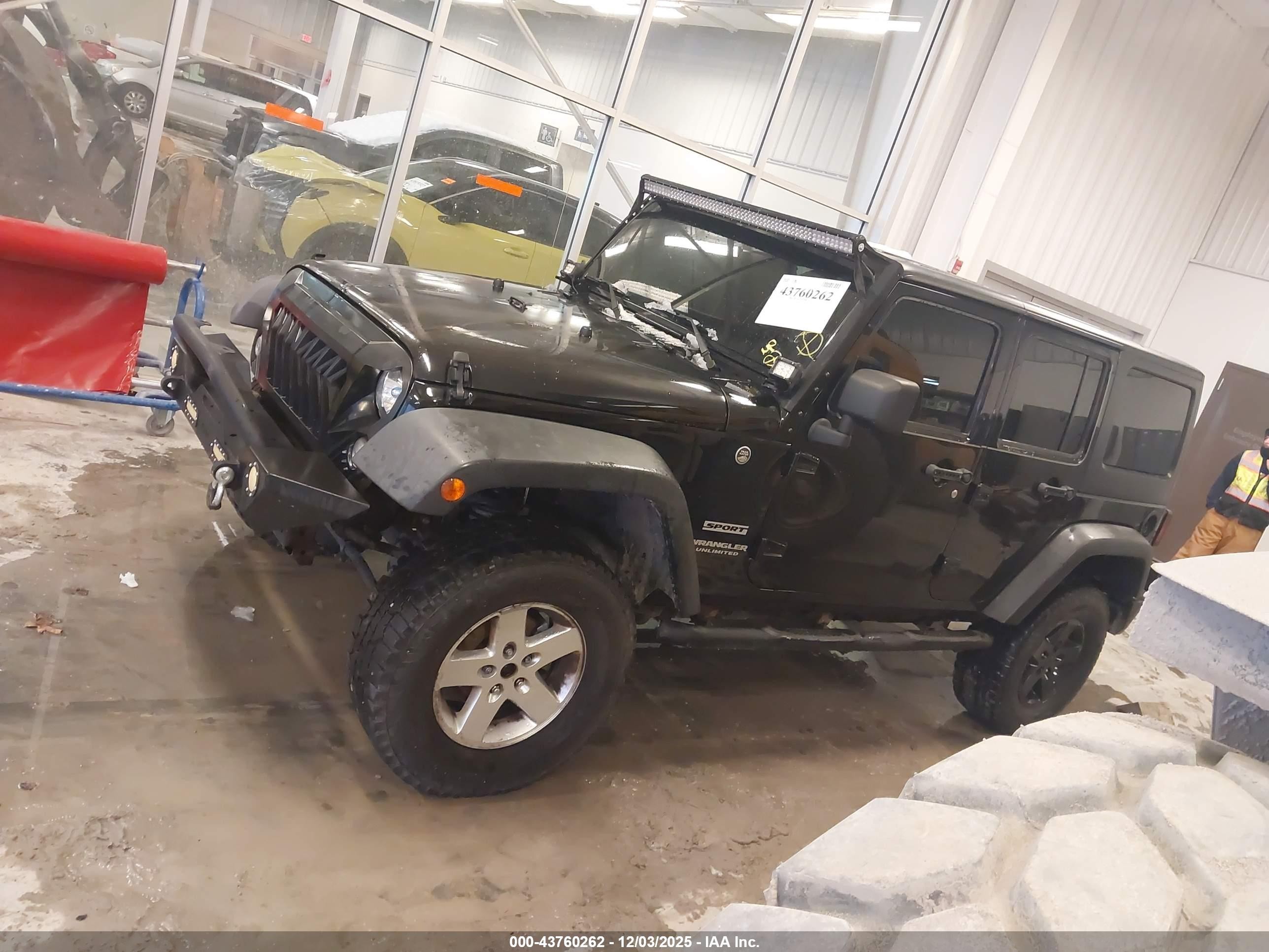 2017 Jeep Wrangler Unlimited Sport 4x4 Black vin: 1C4BJWDG3HL573713