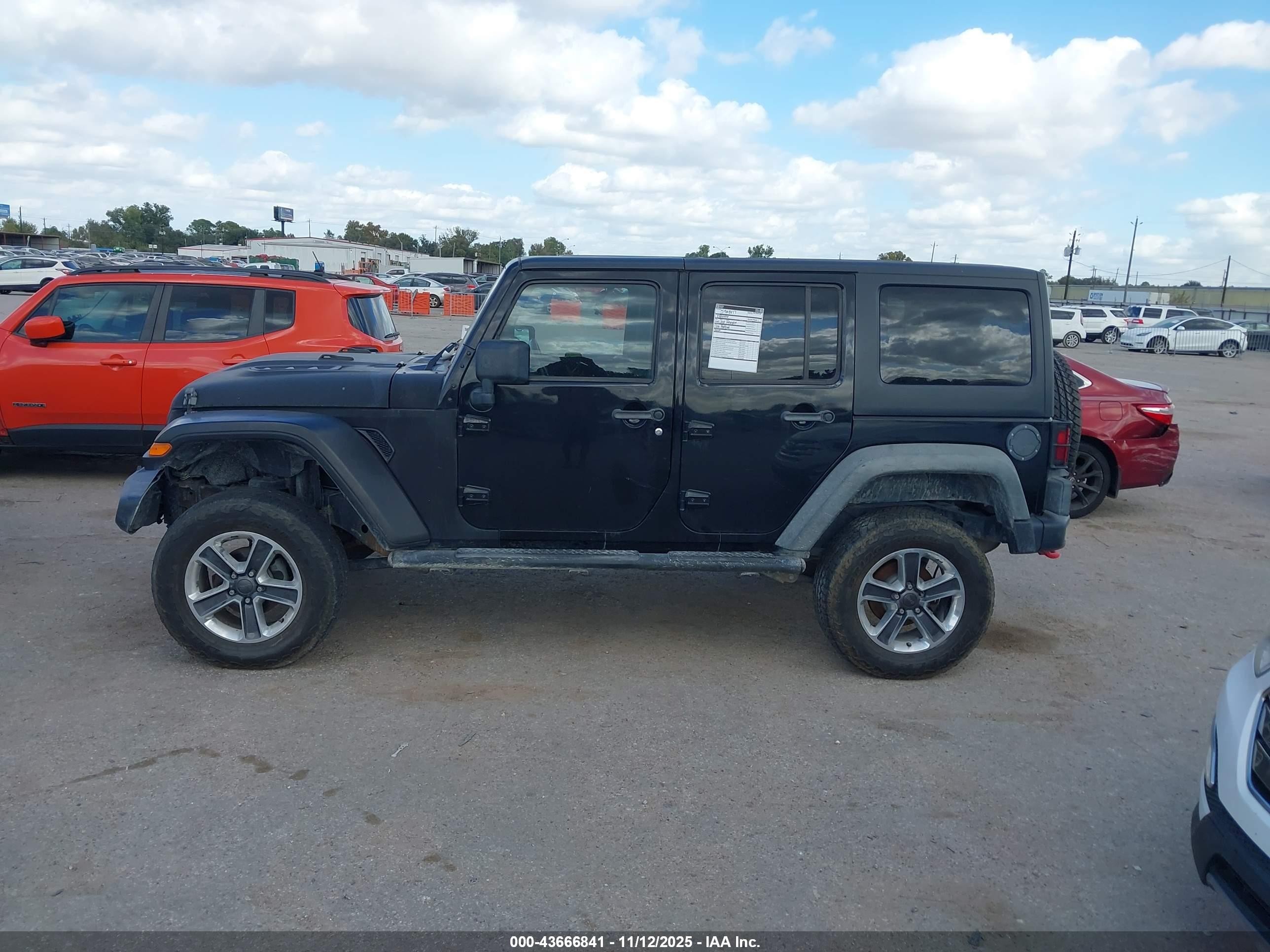 2012 Jeep Wrangler Unlimited Sport Black vin: 1C4BJWDG4CL153354