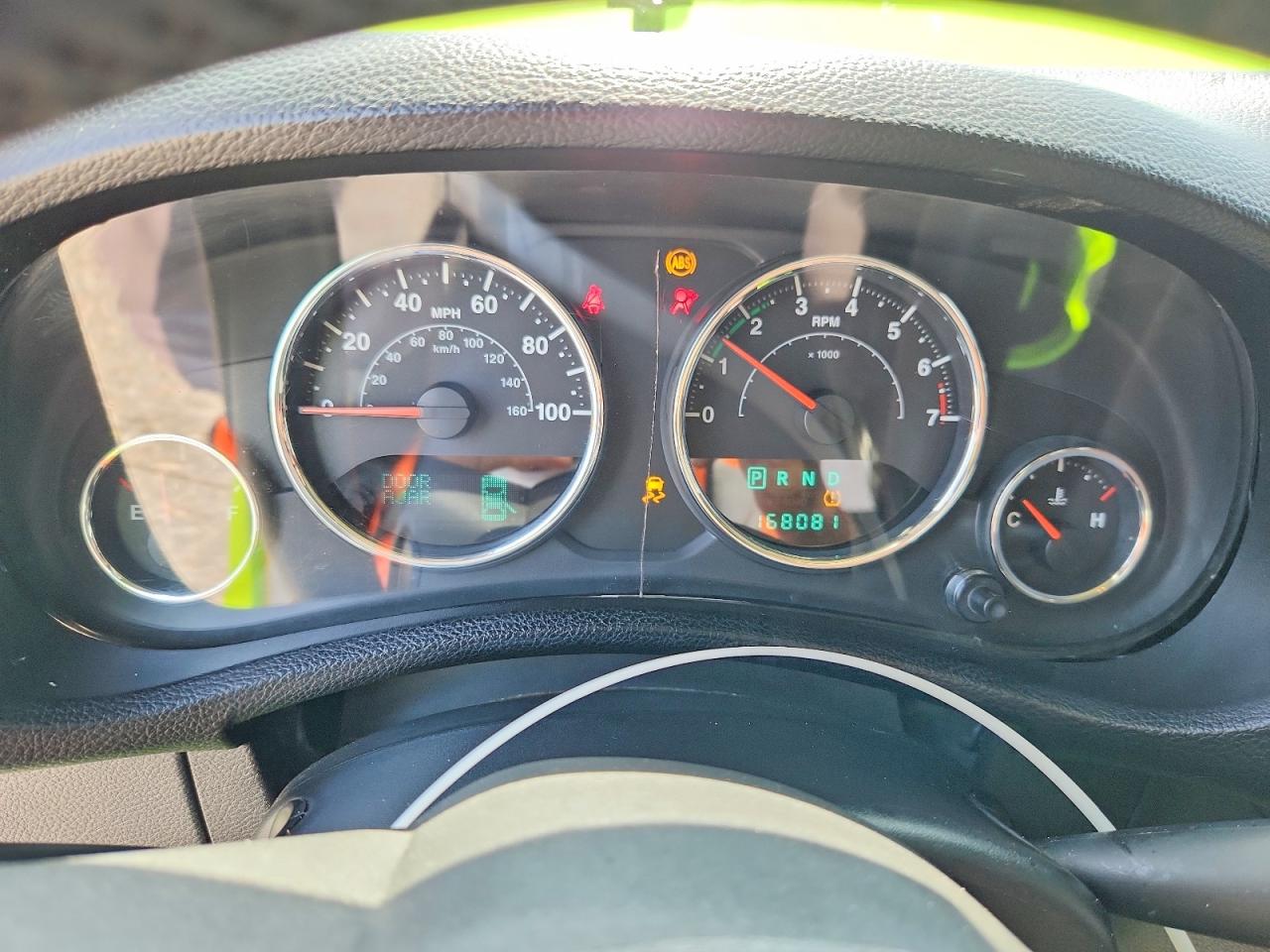 2012 Jeep Wrangler Unlimited Sport Green vin: 1C4BJWDG4CL235455