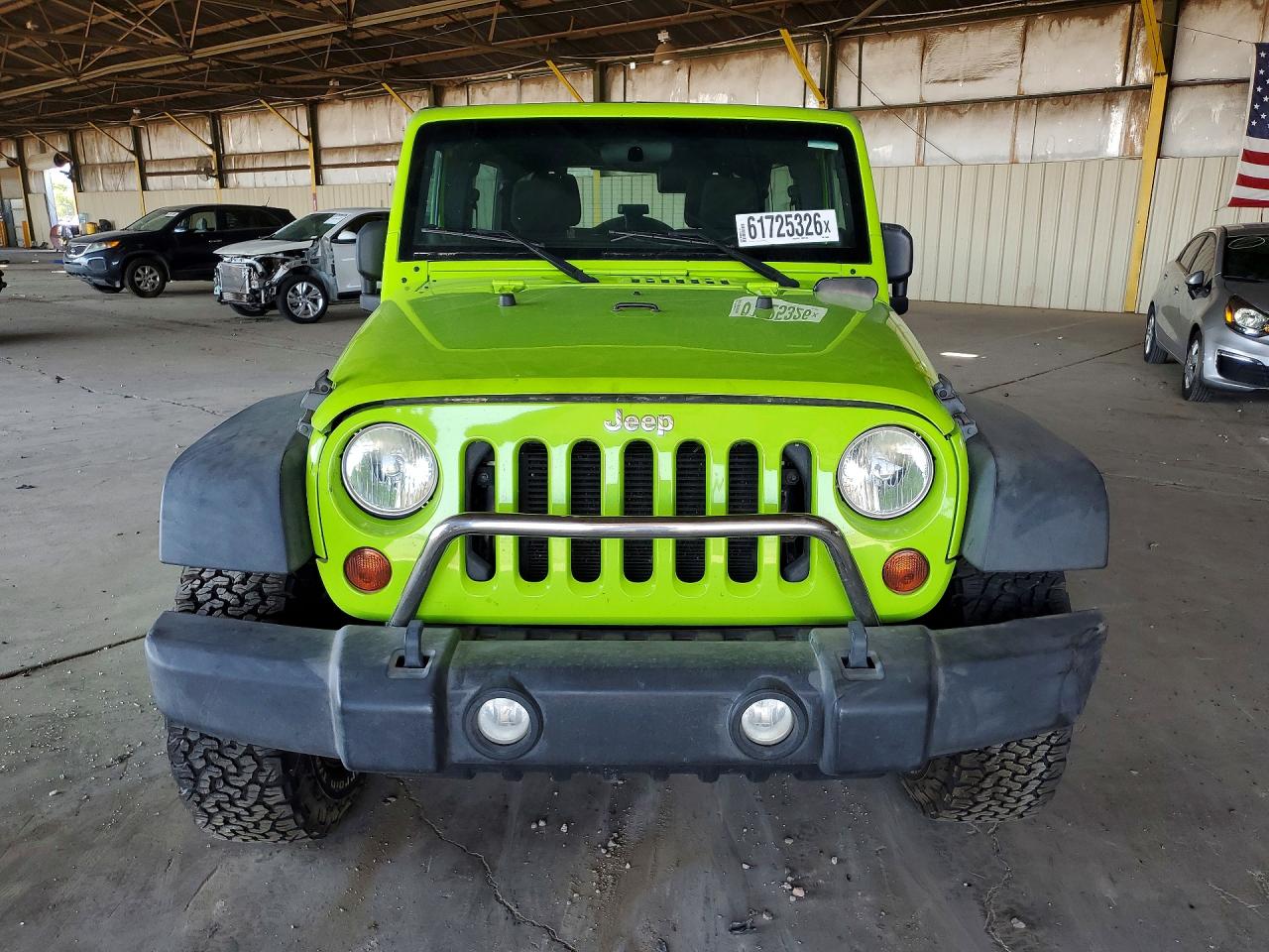 2012 Jeep Wrangler Unlimited Sport Green vin: 1C4BJWDG4CL283697