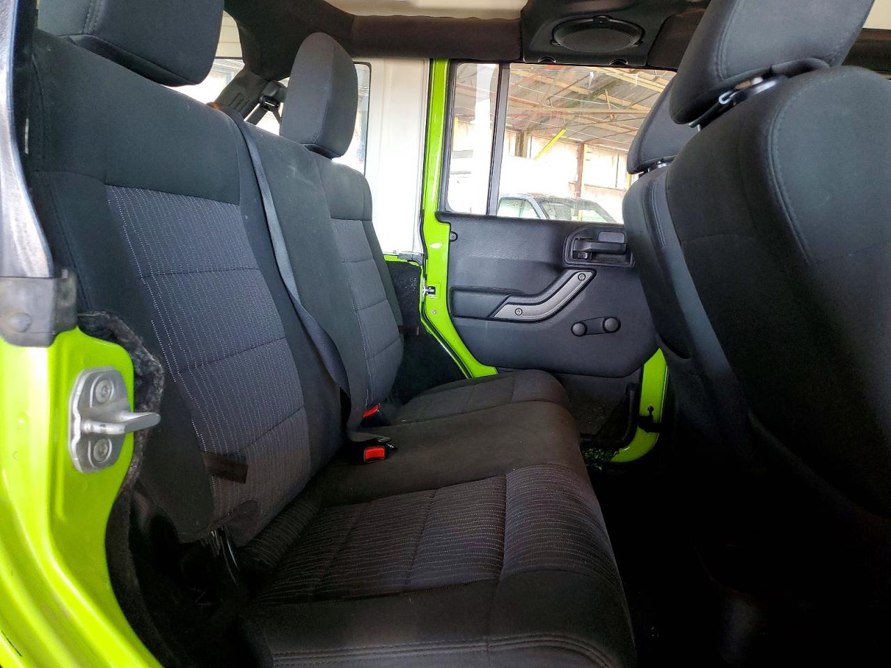 2012 Jeep Wrangler Unlimited Sport Green vin: 1C4BJWDG4CL283697