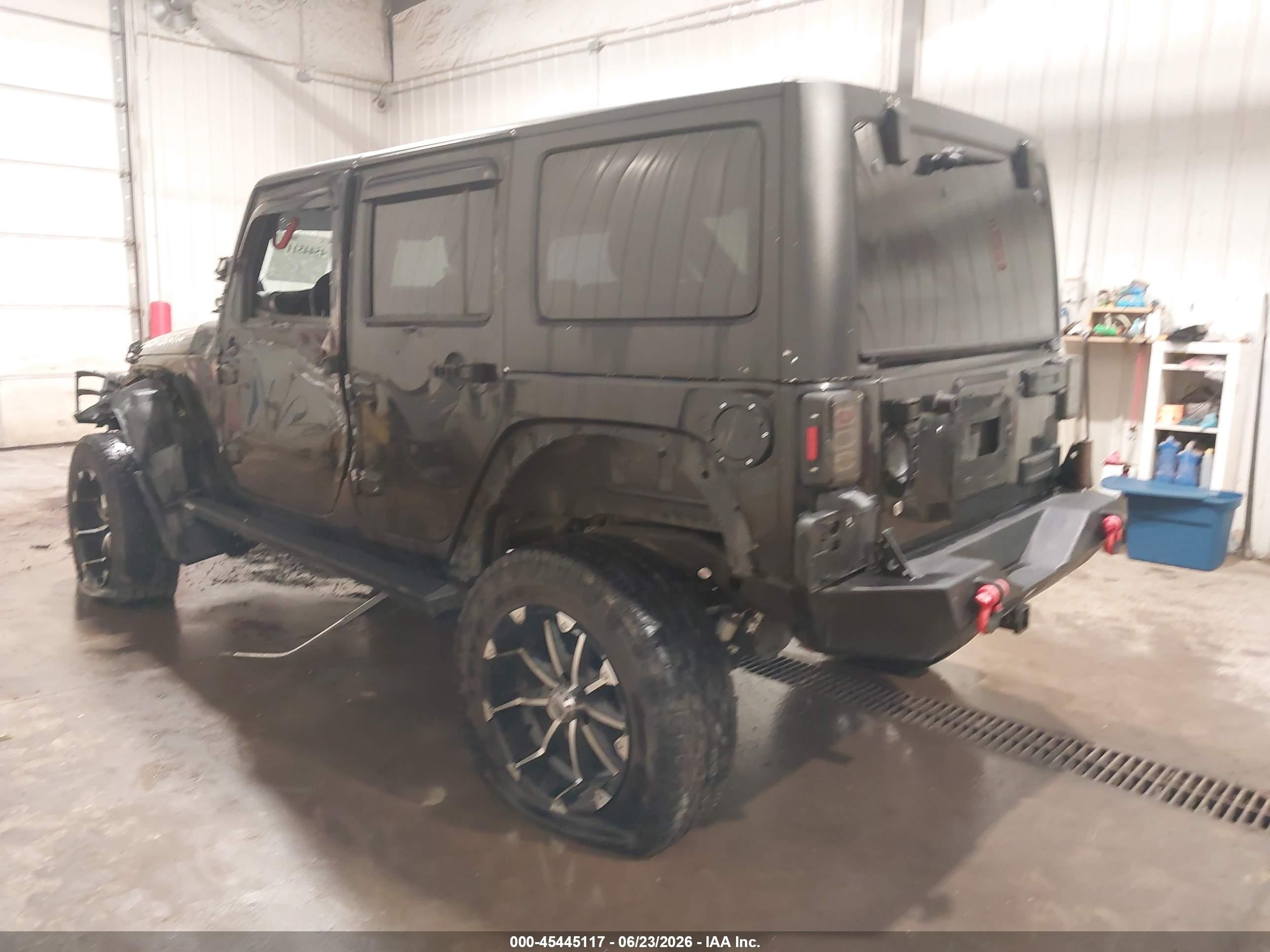 2013 Jeep Wrangler Unlimited Sport Black vin: 1C4BJWDG4DL511733