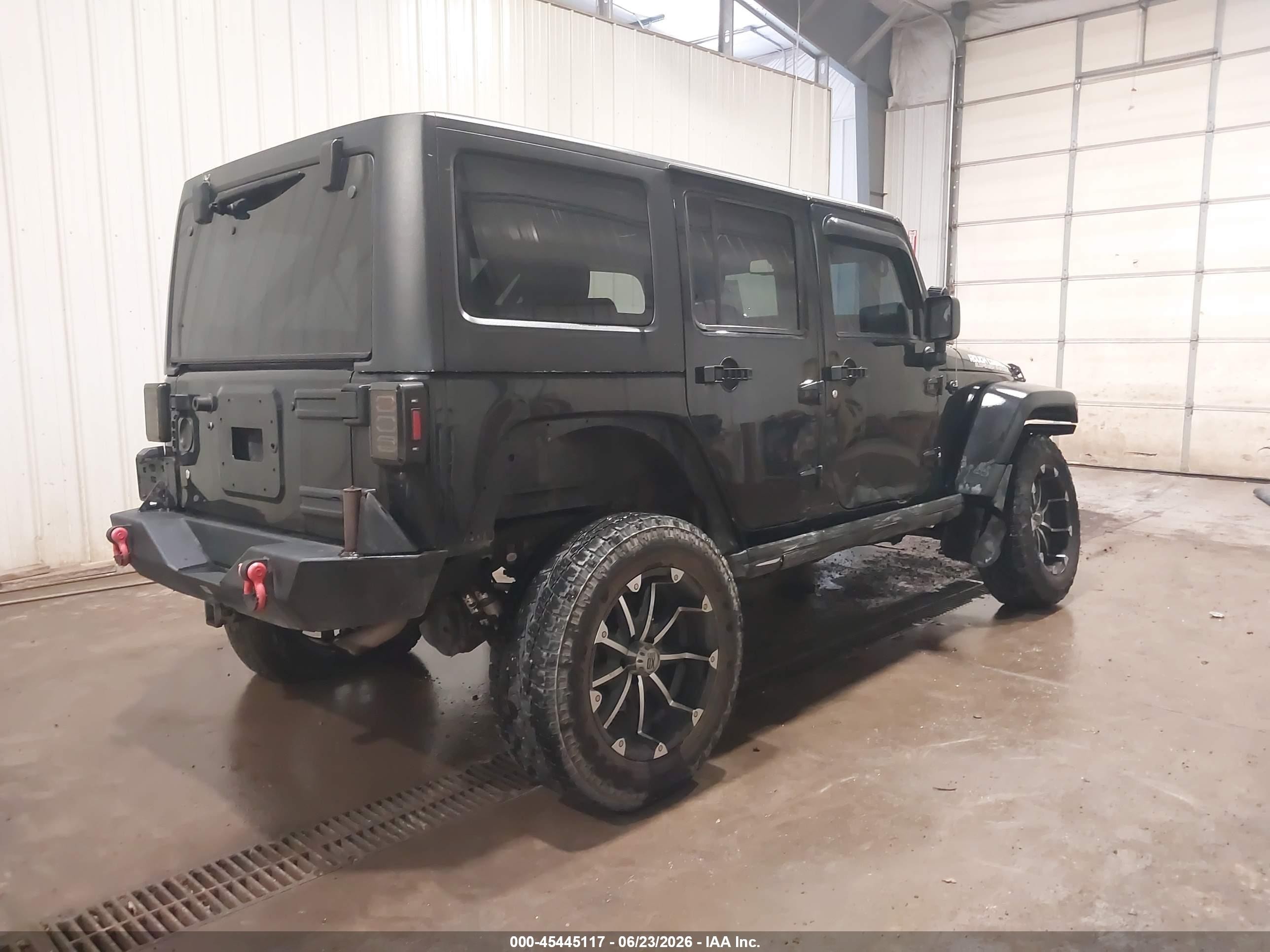 2013 Jeep Wrangler Unlimited Sport Black vin: 1C4BJWDG4DL511733