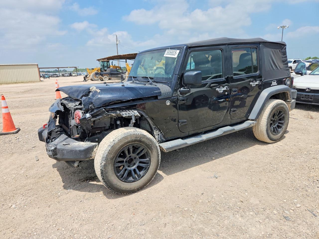 2013 Jeep Wrangler Unlimited Sport Black vin: 1C4BJWDG4DL650230