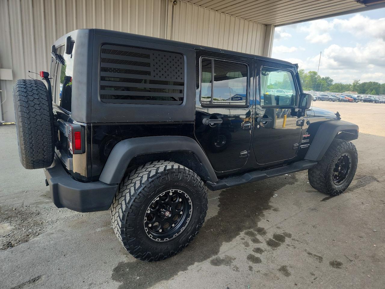 2013 Jeep Wrangler Unlimited Sport Black vin: 1C4BJWDG4DL654875