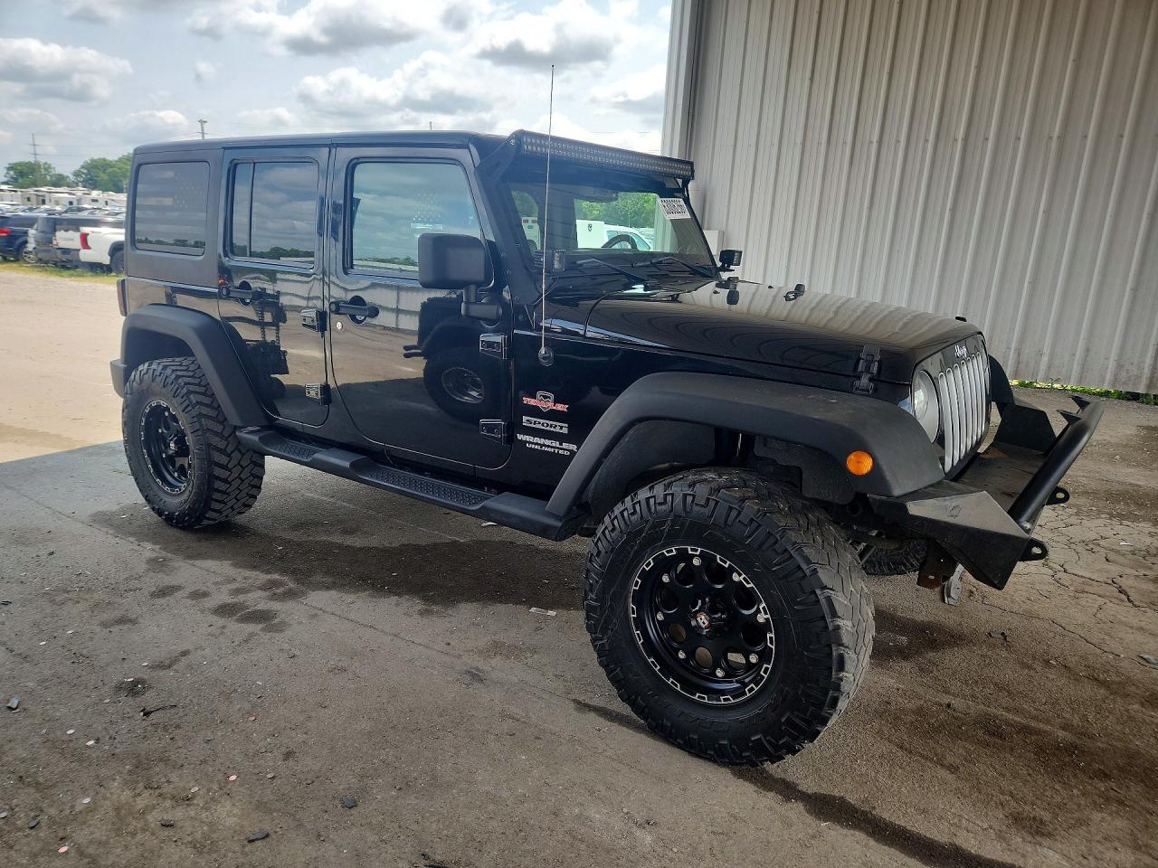 2013 Jeep Wrangler Unlimited Sport Black vin: 1C4BJWDG4DL654875