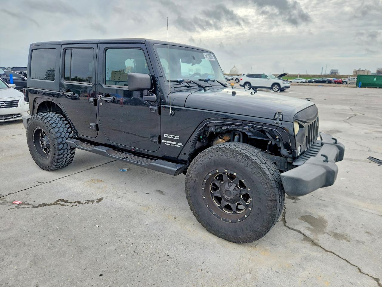 2013 Jeep Wrangler Unlimited Sport Черный vin: 1C4BJWDG4DL674012