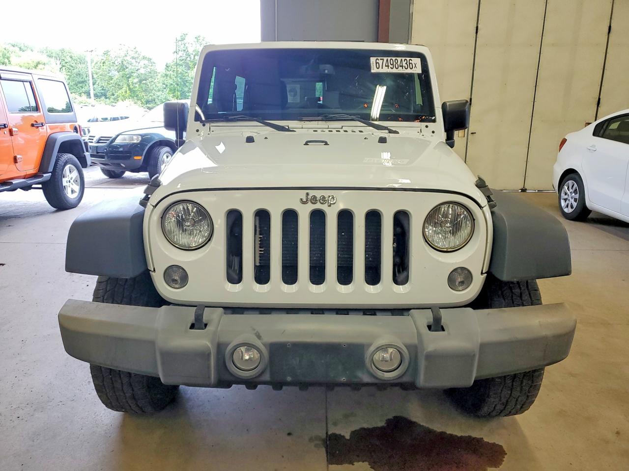 2014 Jeep Wrangler Unlimited Sport White vin: 1C4BJWDG4EL177012