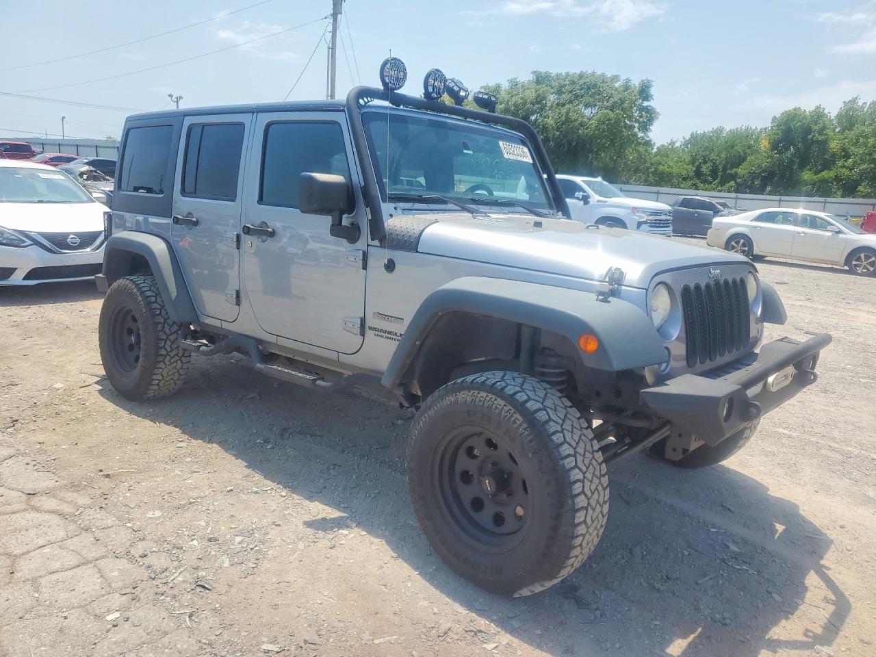 2014 Jeep Wrangler Unlimited Sport Серебряный vin: 1C4BJWDG4EL261136