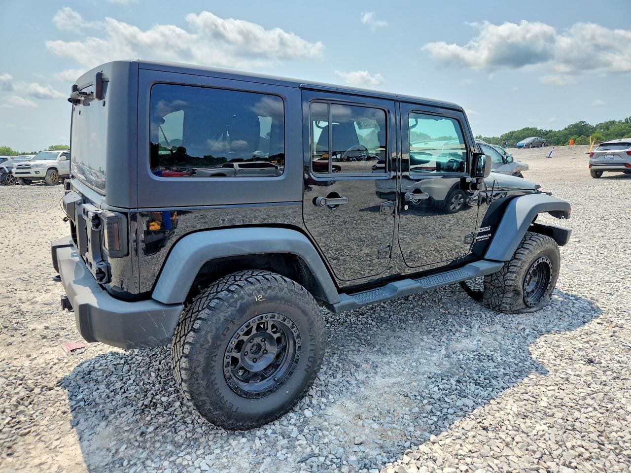2014 Jeep Wrangler Unlimited Sport Black vin: 1C4BJWDG4EL269379