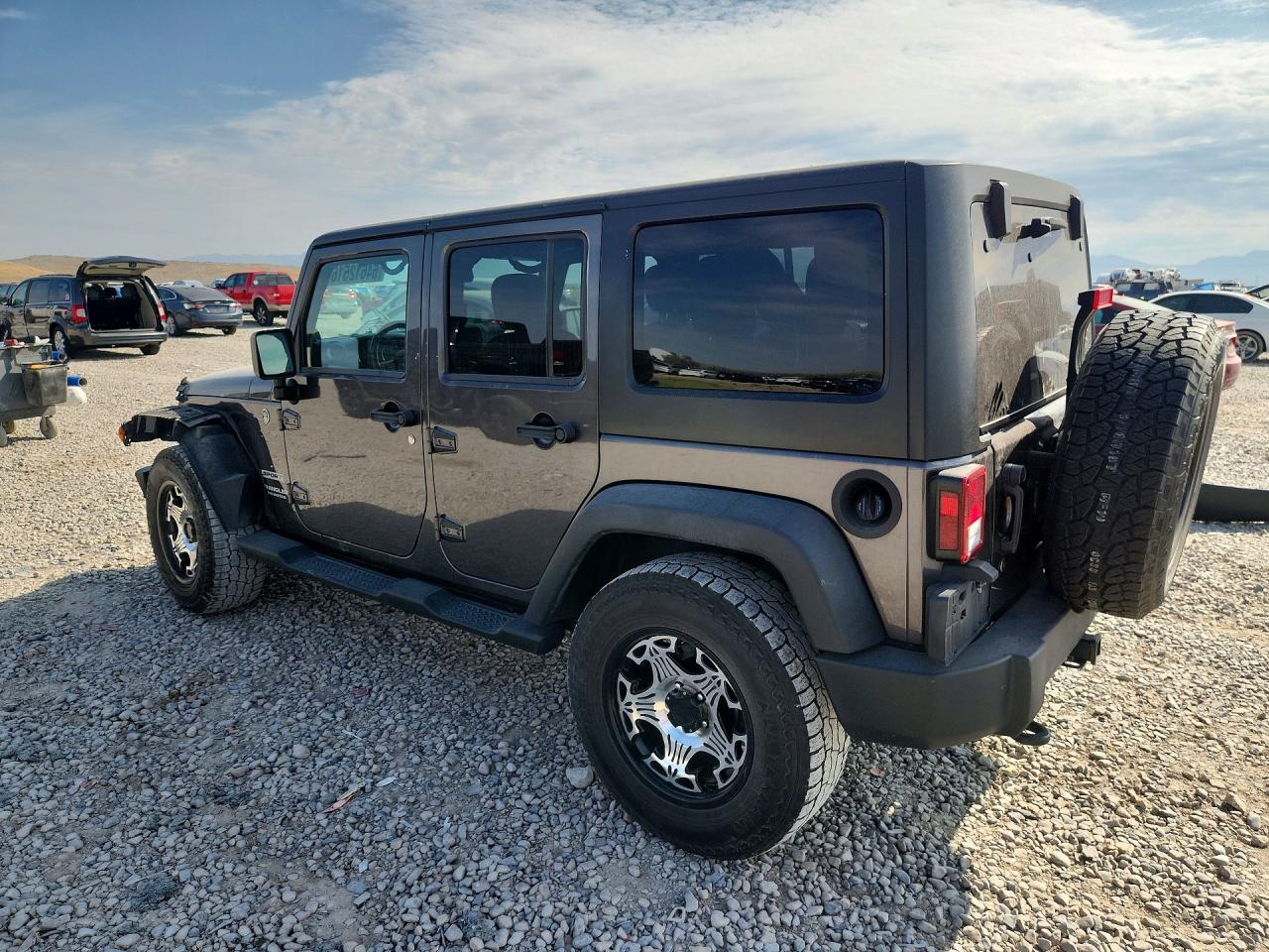 2014 Jeep Wrangler Unlimited Sport Black vin: 1C4BJWDG4EL269480