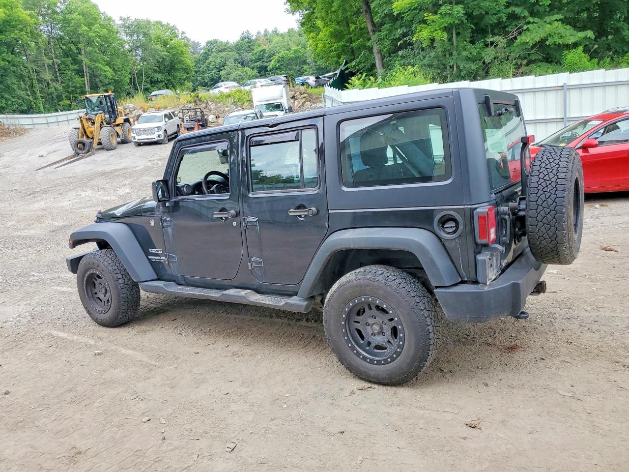 2014 Jeep Wrangler Unlimited Sport Черный vin: 1C4BJWDG4EL312067