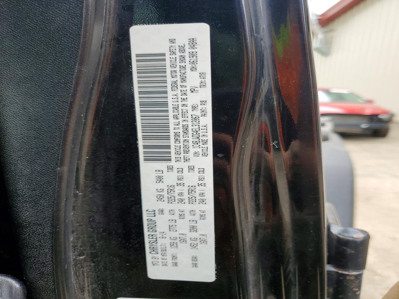 2014 Jeep Wrangler Unlimited Sport Черный vin: 1C4BJWDG4EL312067
