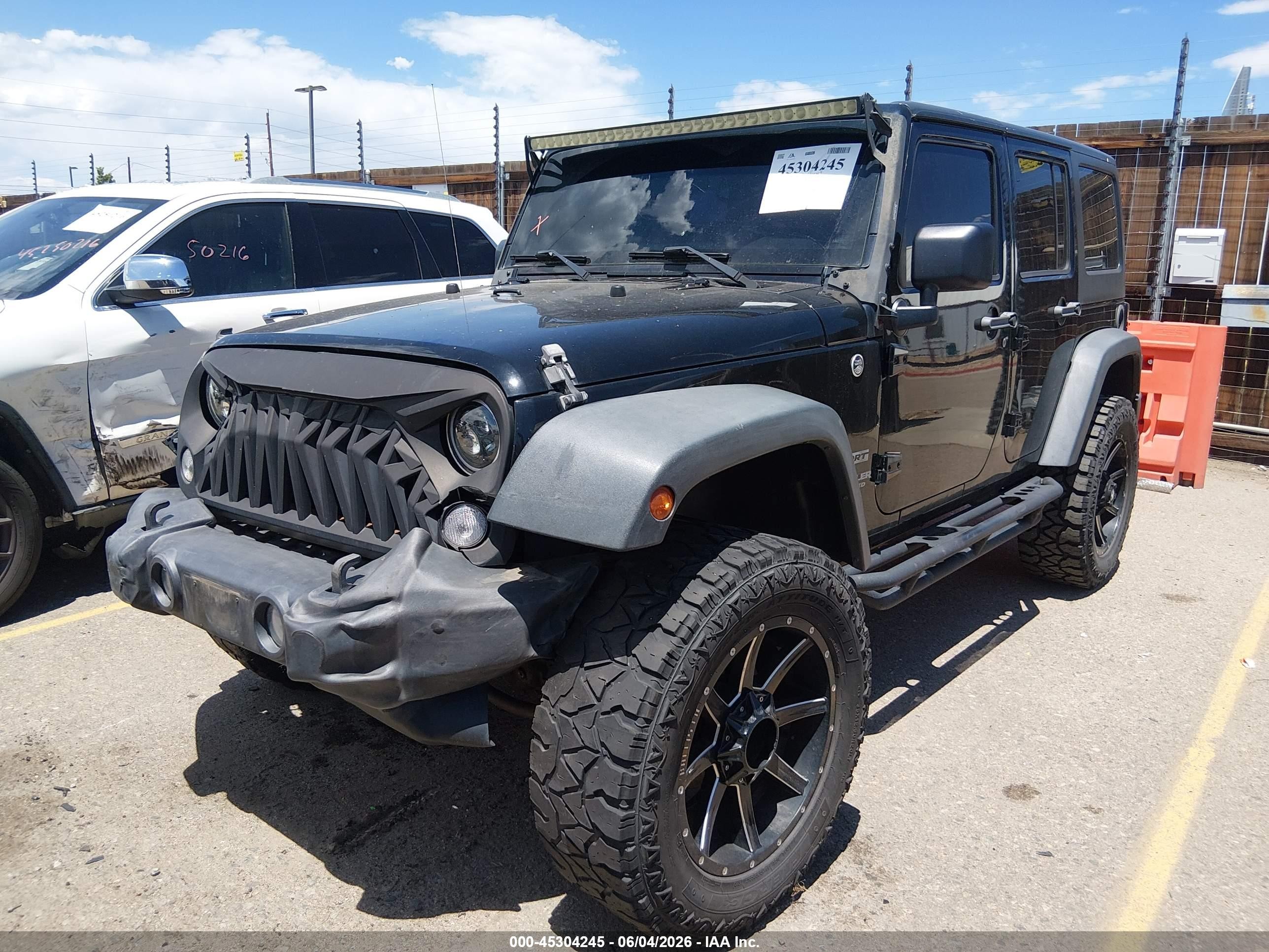 2015 Jeep Wrangler Unlimited Sport Black vin: 1C4BJWDG4FL600625