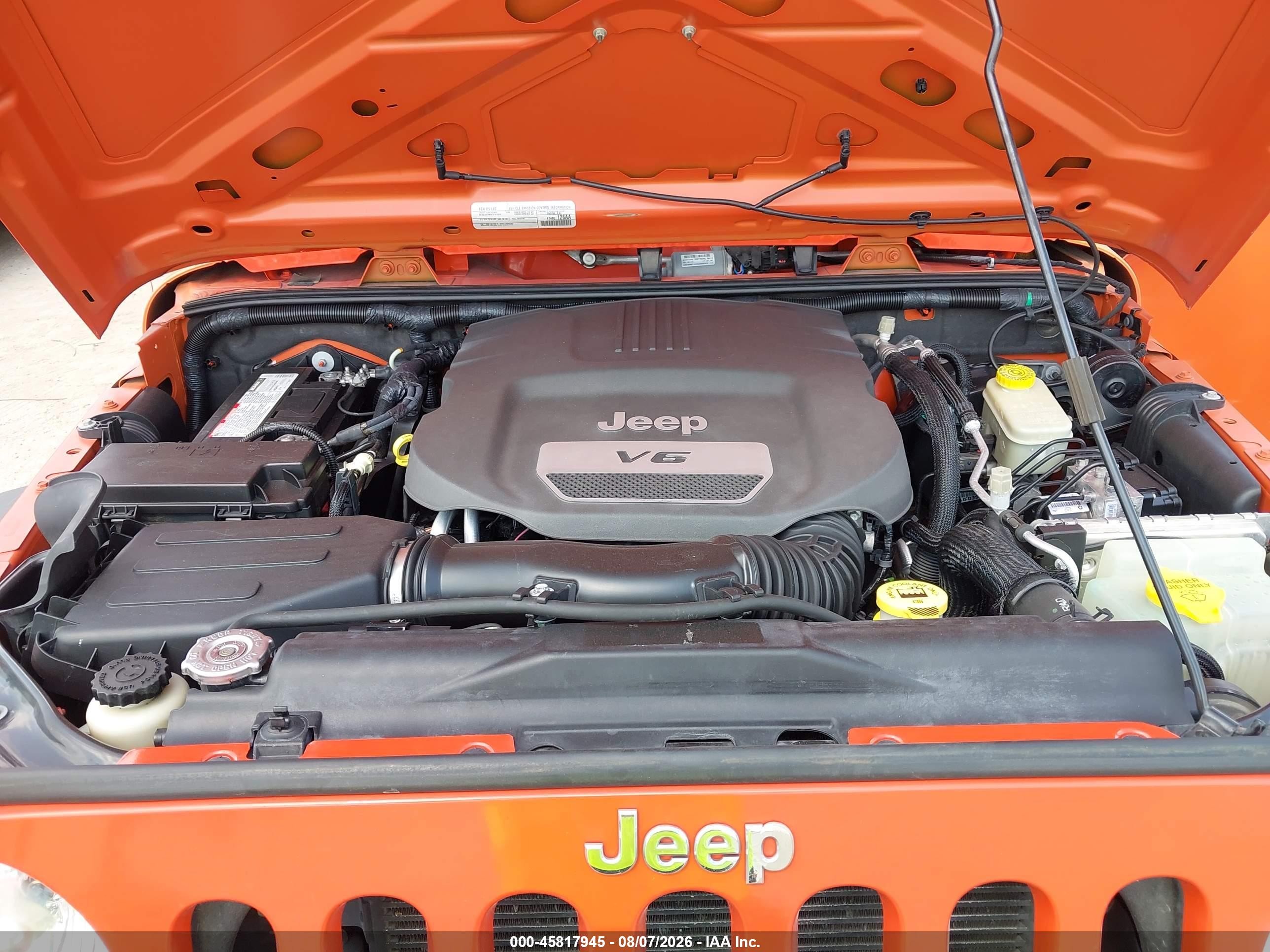 2015 Jeep Wrangler Unlimited Sport Оранжевый vin: 1C4BJWDG4FL628361