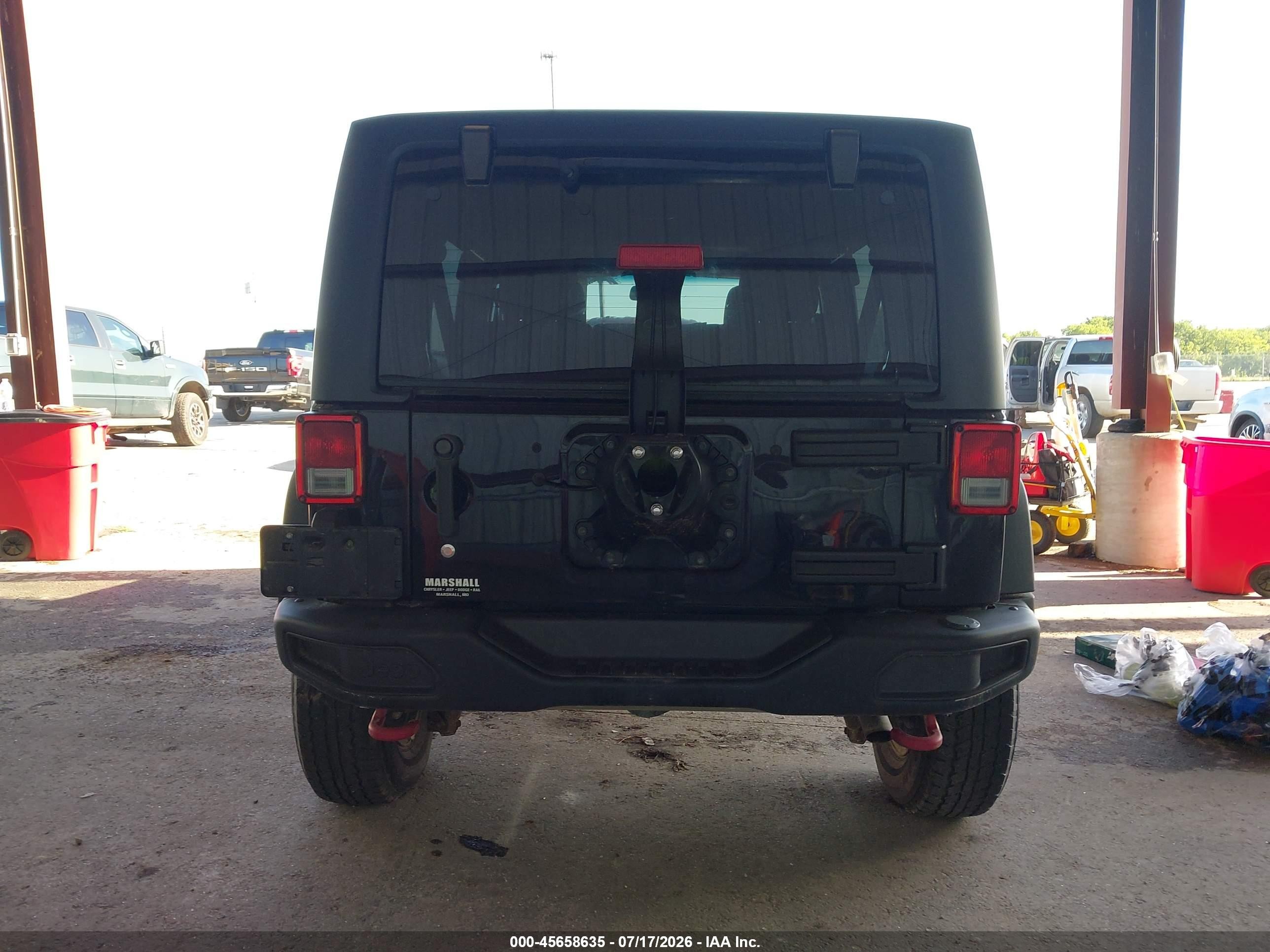 2015 Jeep Wrangler Unlimited Sport Black vin: 1C4BJWDG4FL687670