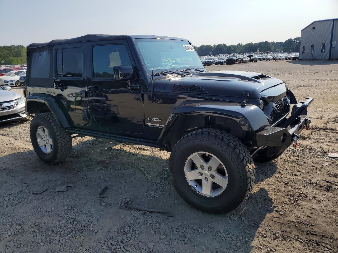 2015 Jeep Wrangler Unlimited Sport Черный vin: 1C4BJWDG4FL740772