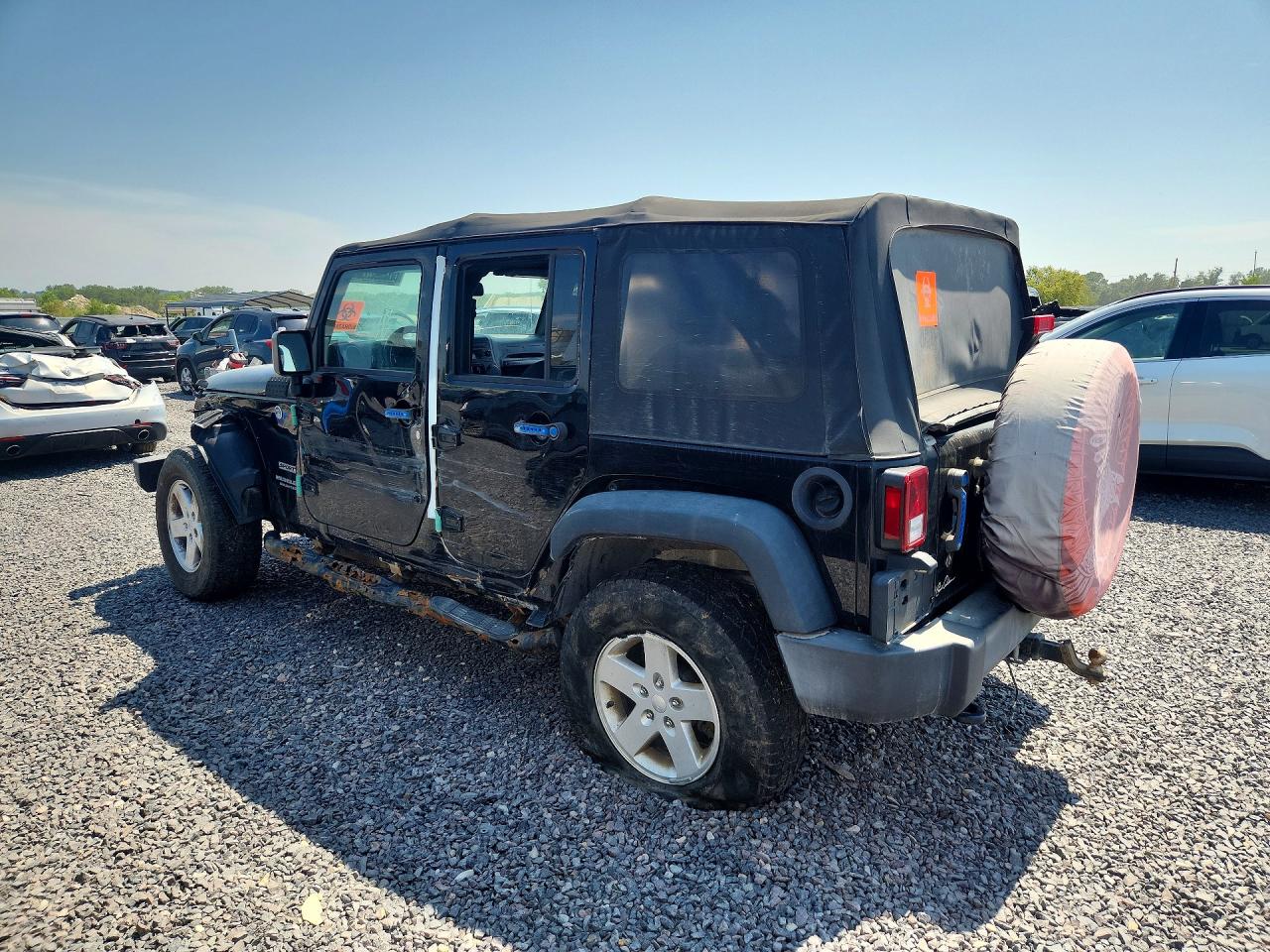 2017 Jeep Wrangler Unlimited Sport Черный vin: 1C4BJWDG4HL530479