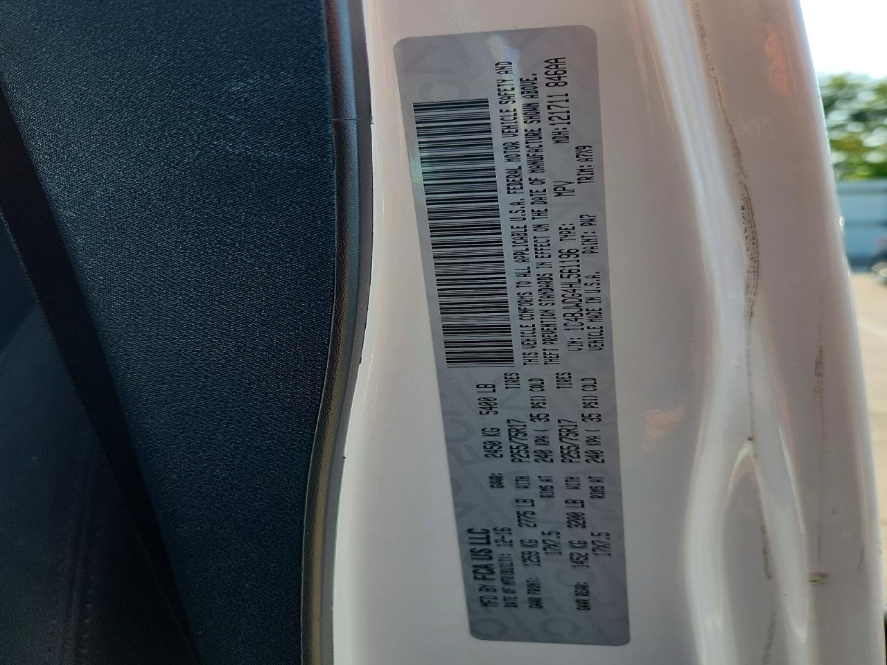 2017 Jeep Wrangler Unlimited Sport White vin: 1C4BJWDG4HL561196