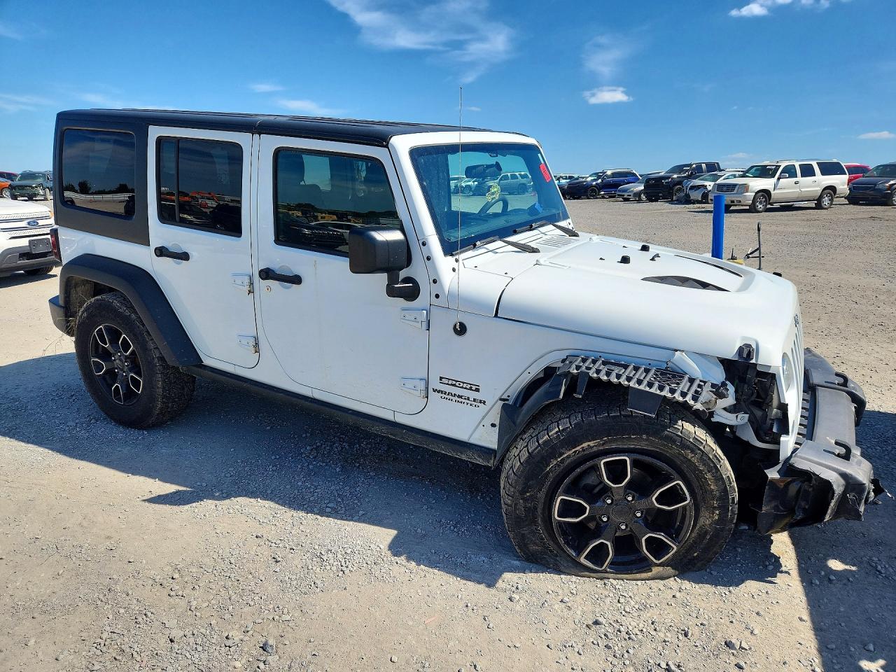 2017 Jeep Wrangler White vin: 1C4BJWDG4HL745604