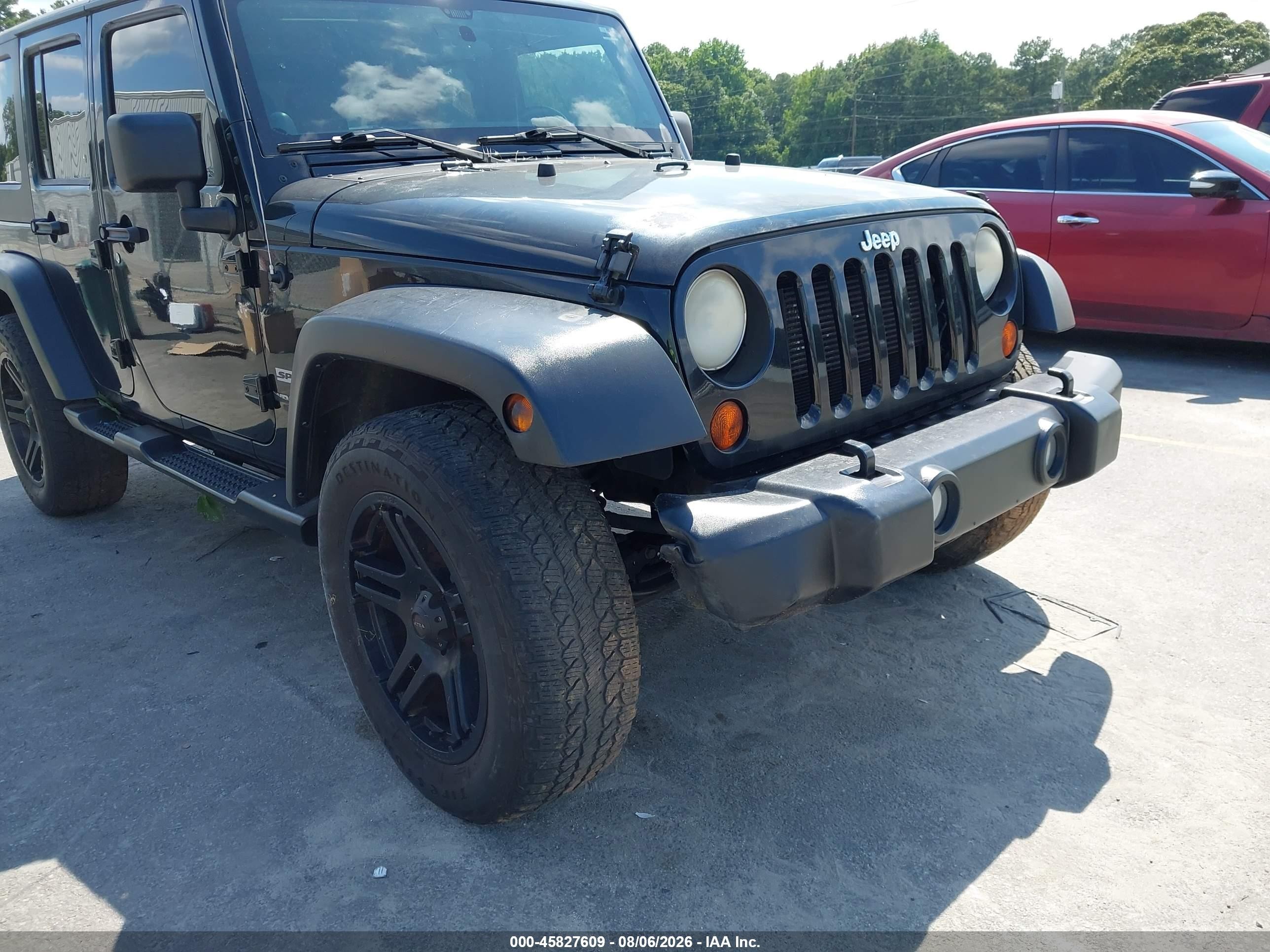 2012 Jeep Wrangler Unlimited Sport Black vin: 1C4BJWDG5CL166436