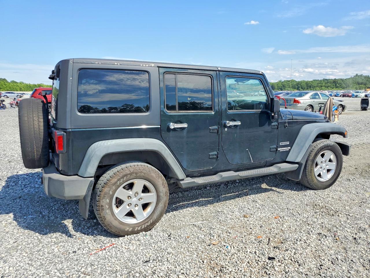 2012 Jeep Wrangler Unlimited Sport Black vin: 1C4BJWDG5CL222245