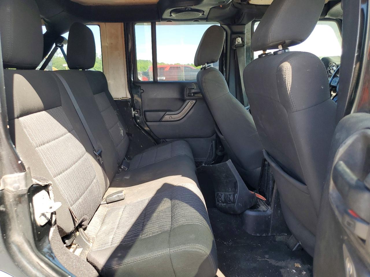 2012 Jeep Wrangler Unlimited Sport Black vin: 1C4BJWDG5CL222245