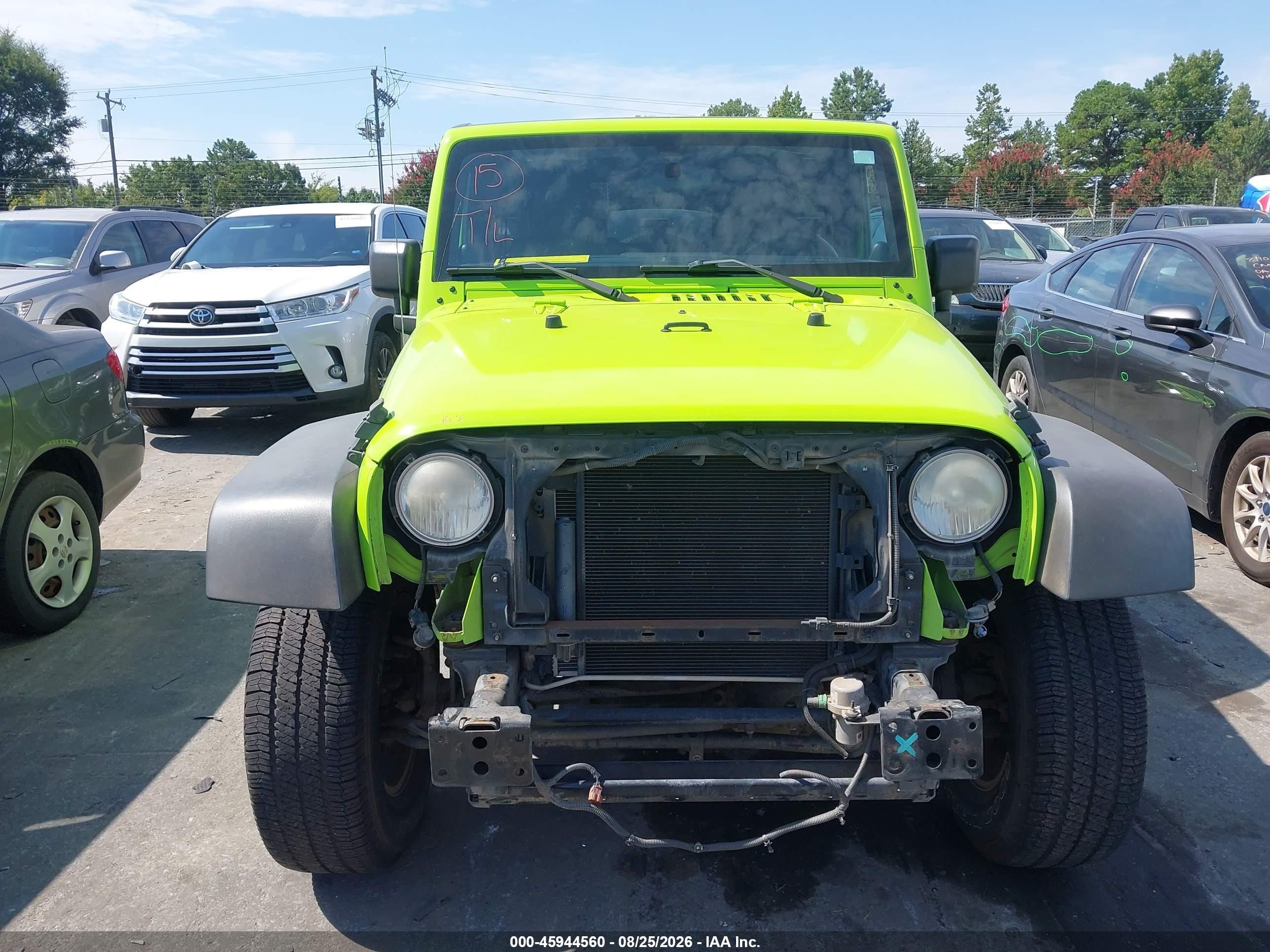 2012 Jeep Wrangler Unlimited Sport Green vin: 1C4BJWDG5CL285197