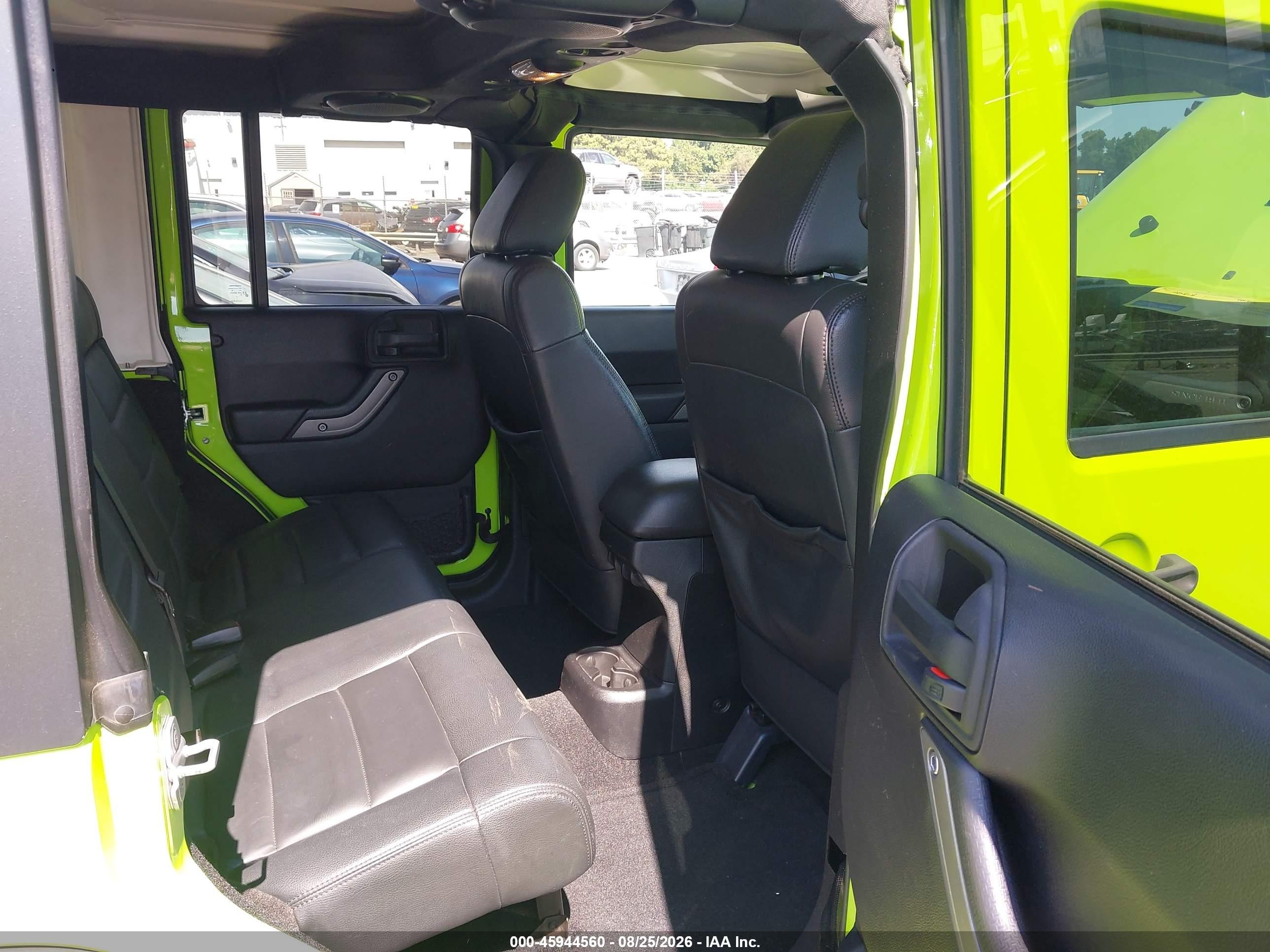 2012 Jeep Wrangler Unlimited Sport Green vin: 1C4BJWDG5CL285197
