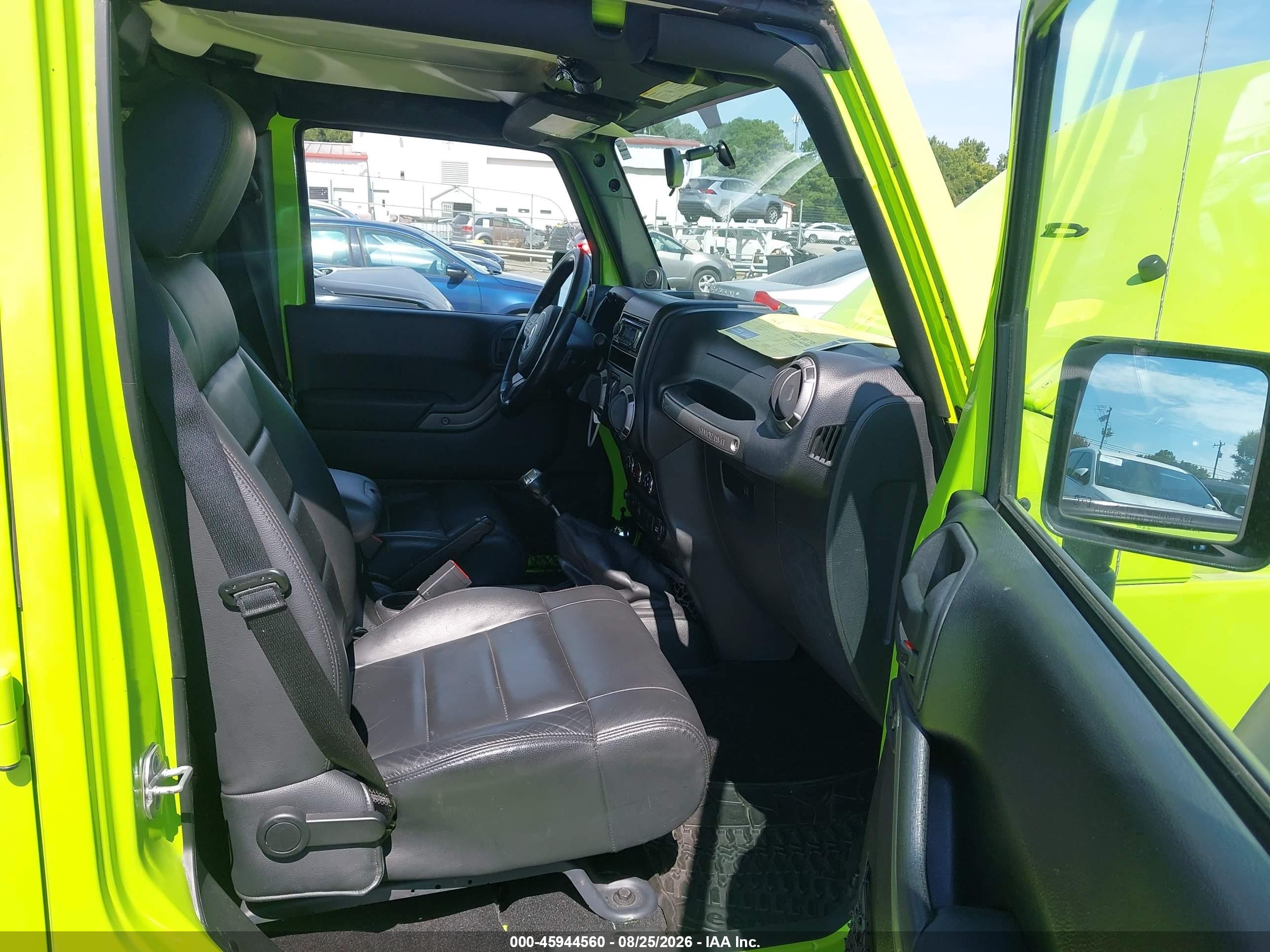 2012 Jeep Wrangler Unlimited Sport Green vin: 1C4BJWDG5CL285197
