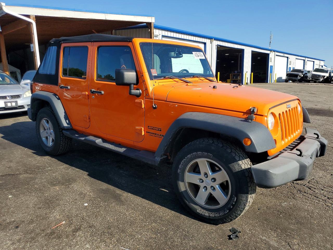 2013 Jeep Wrangler Unlimited Sport Orange vin: 1C4BJWDG5DL520568