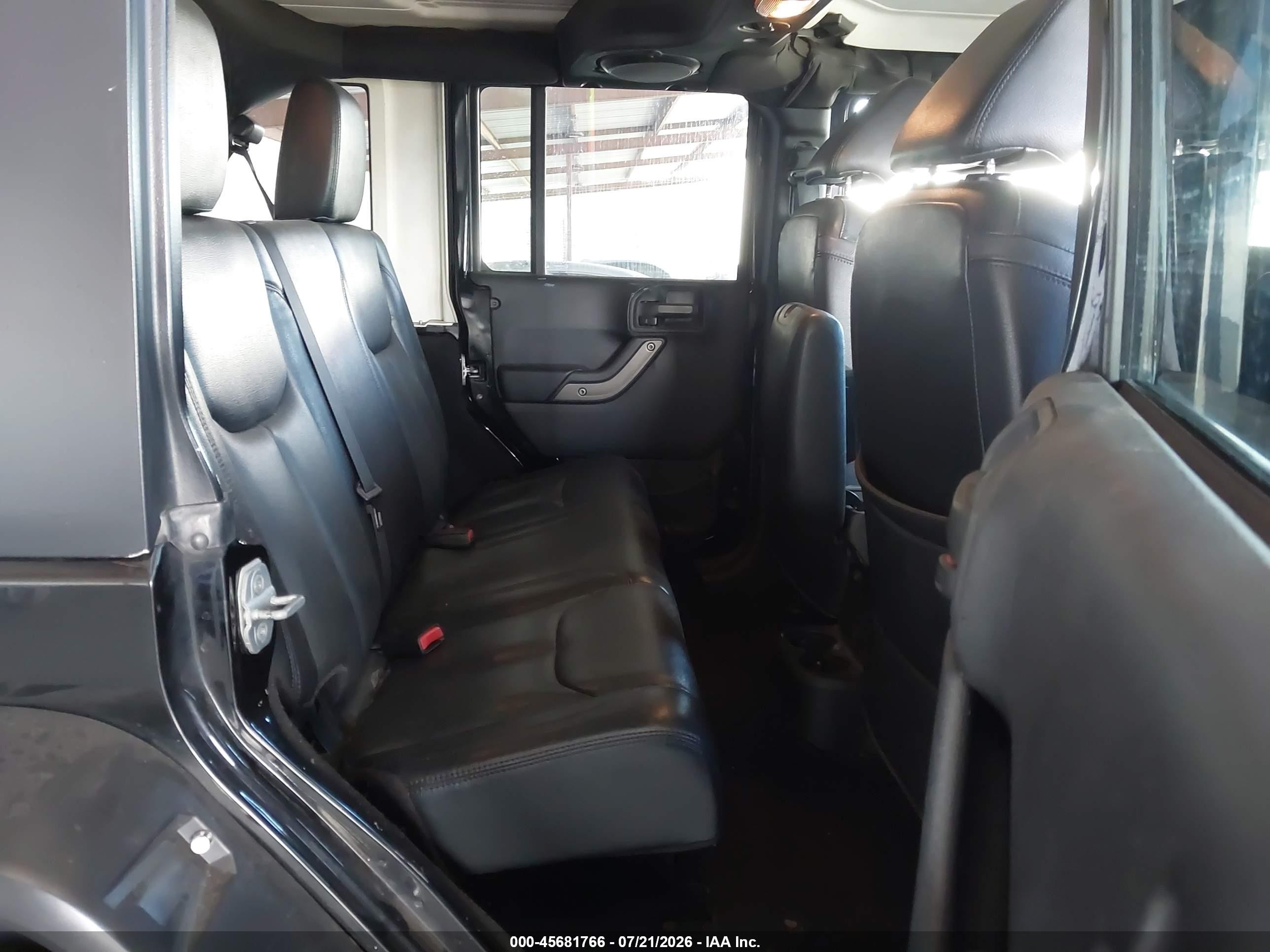 2013 Jeep Wrangler Unlimited Sport Black vin: 1C4BJWDG5DL577580