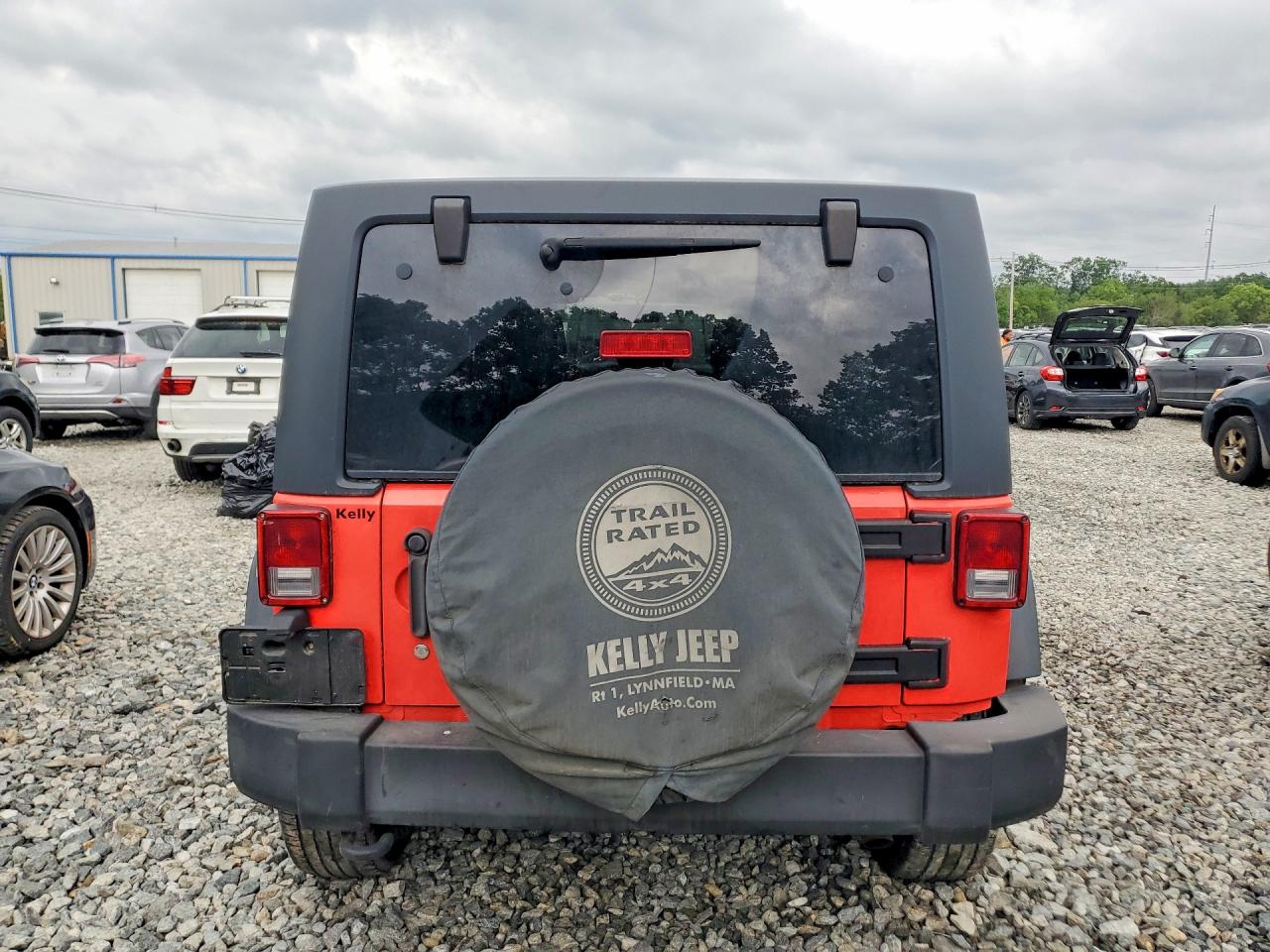 2013 Jeep Wrangler Unlimited Sport Red vin: 1C4BJWDG5DL582536