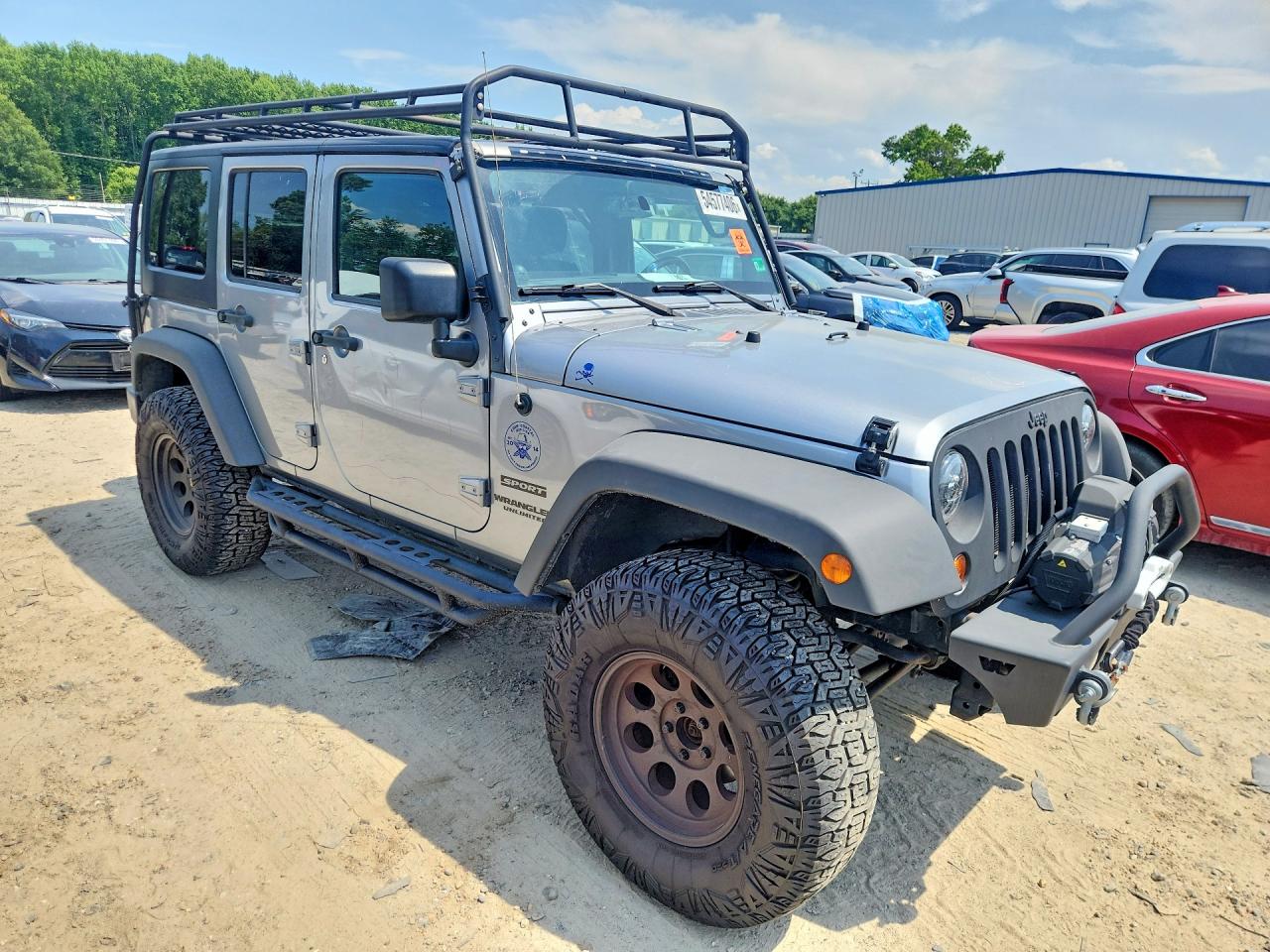 2013 Jeep Wrangler Unlimited Sport Silver vin: 1C4BJWDG5DL610139