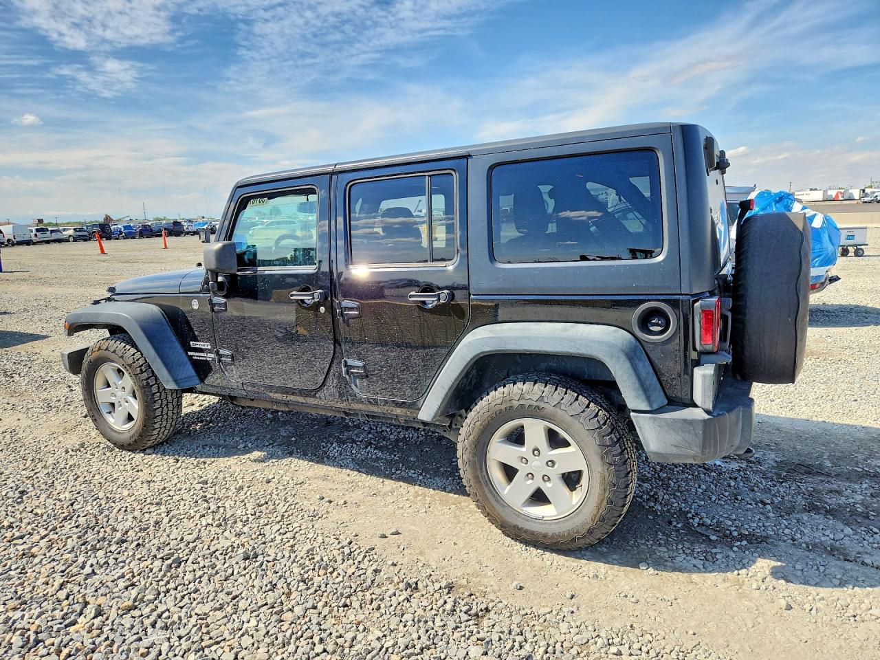 2013 Jeep Wrangler Unlimited Sport Black vin: 1C4BJWDG5DL699890