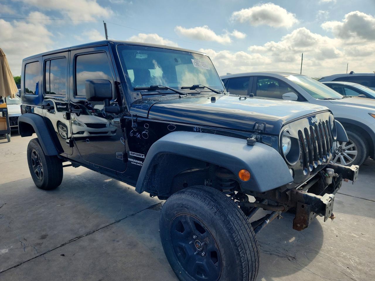 2015 Jeep Wrangler Unlimited Sport Black vin: 1C4BJWDG5FL606188